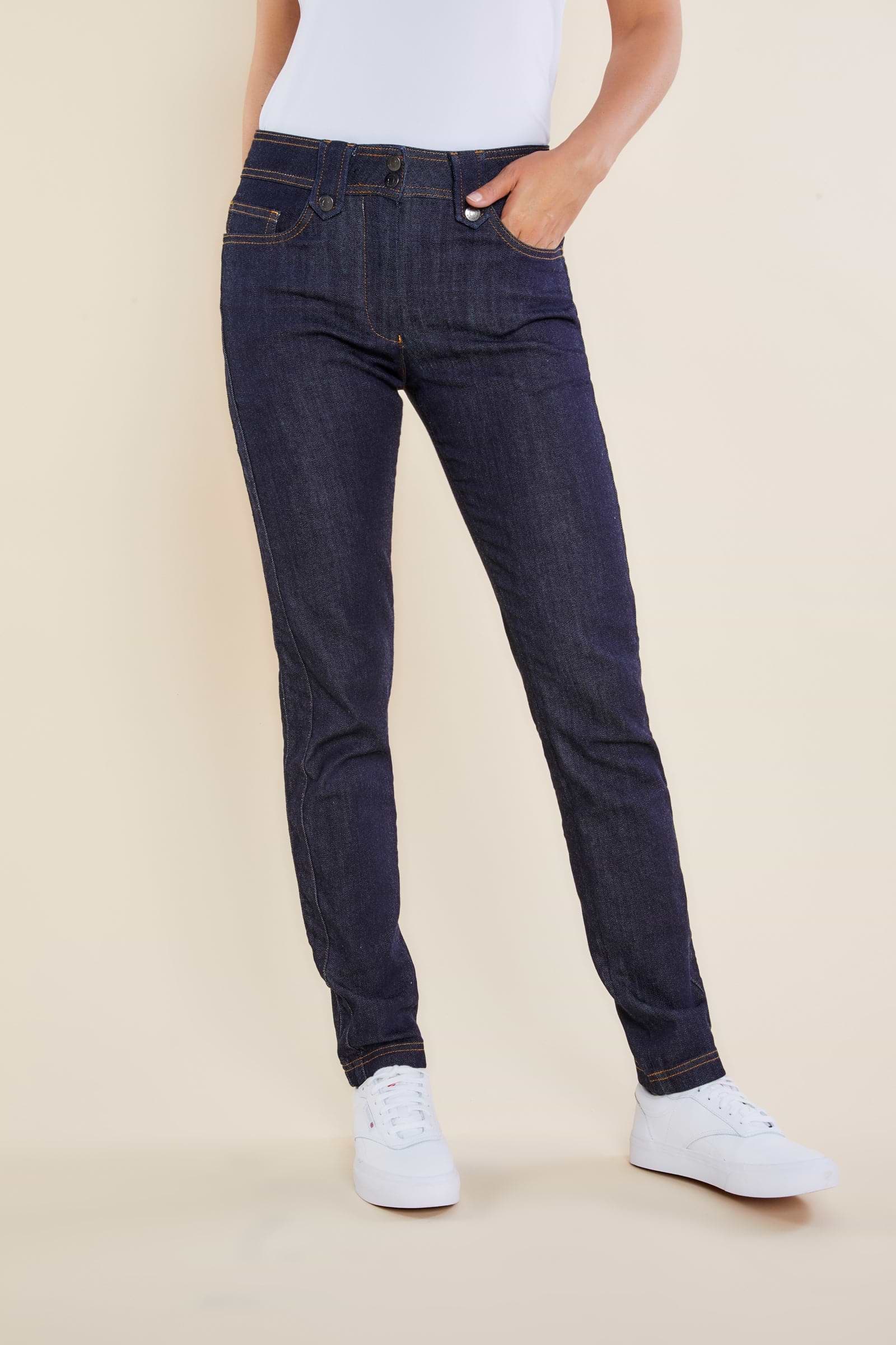 Dark Wash Denim || Skyler Denim Pant