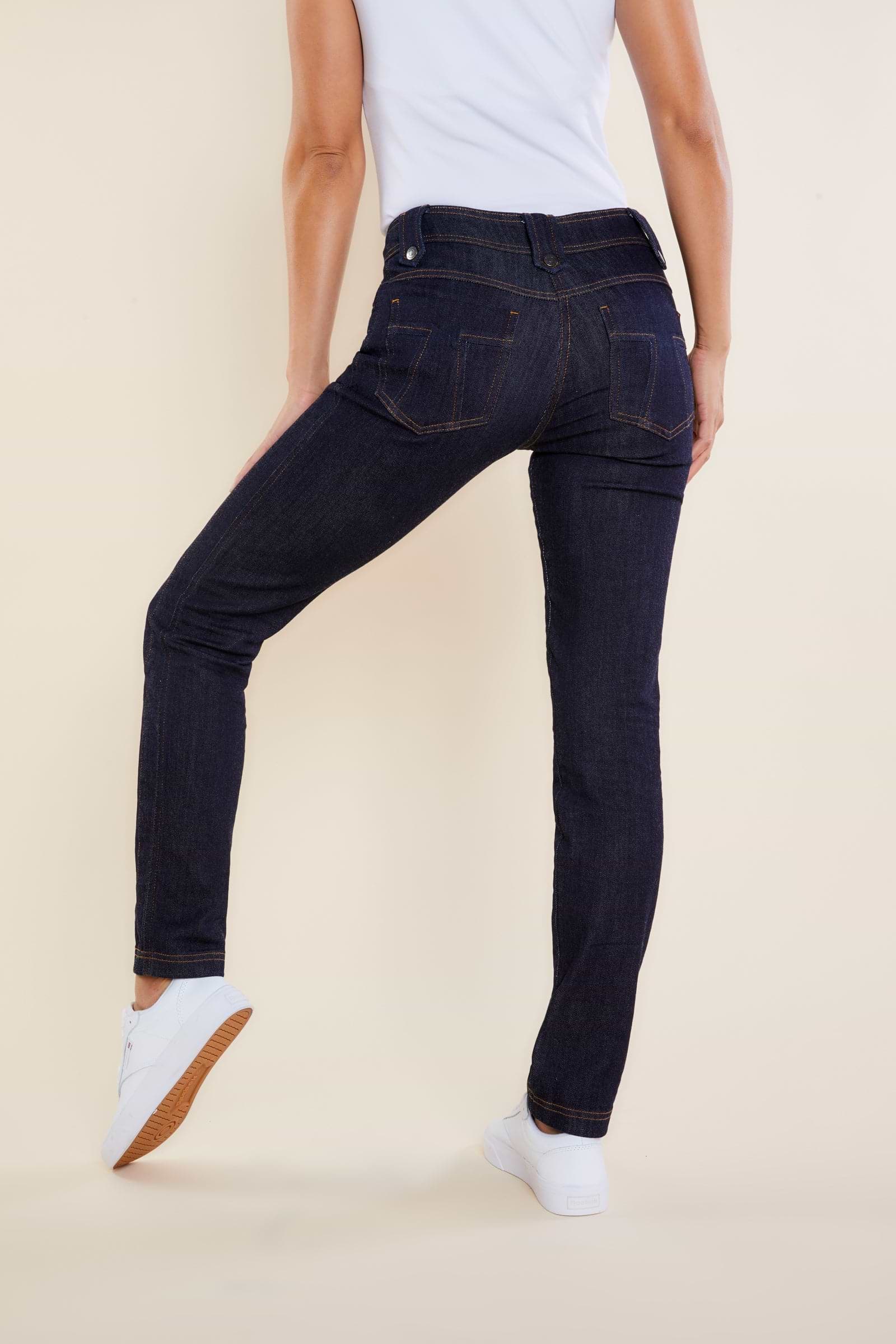 Dark Wash Denim || Skyler Denim Pant