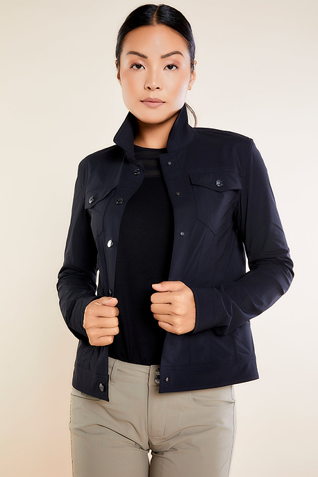Black || Delilah Denim Jacket