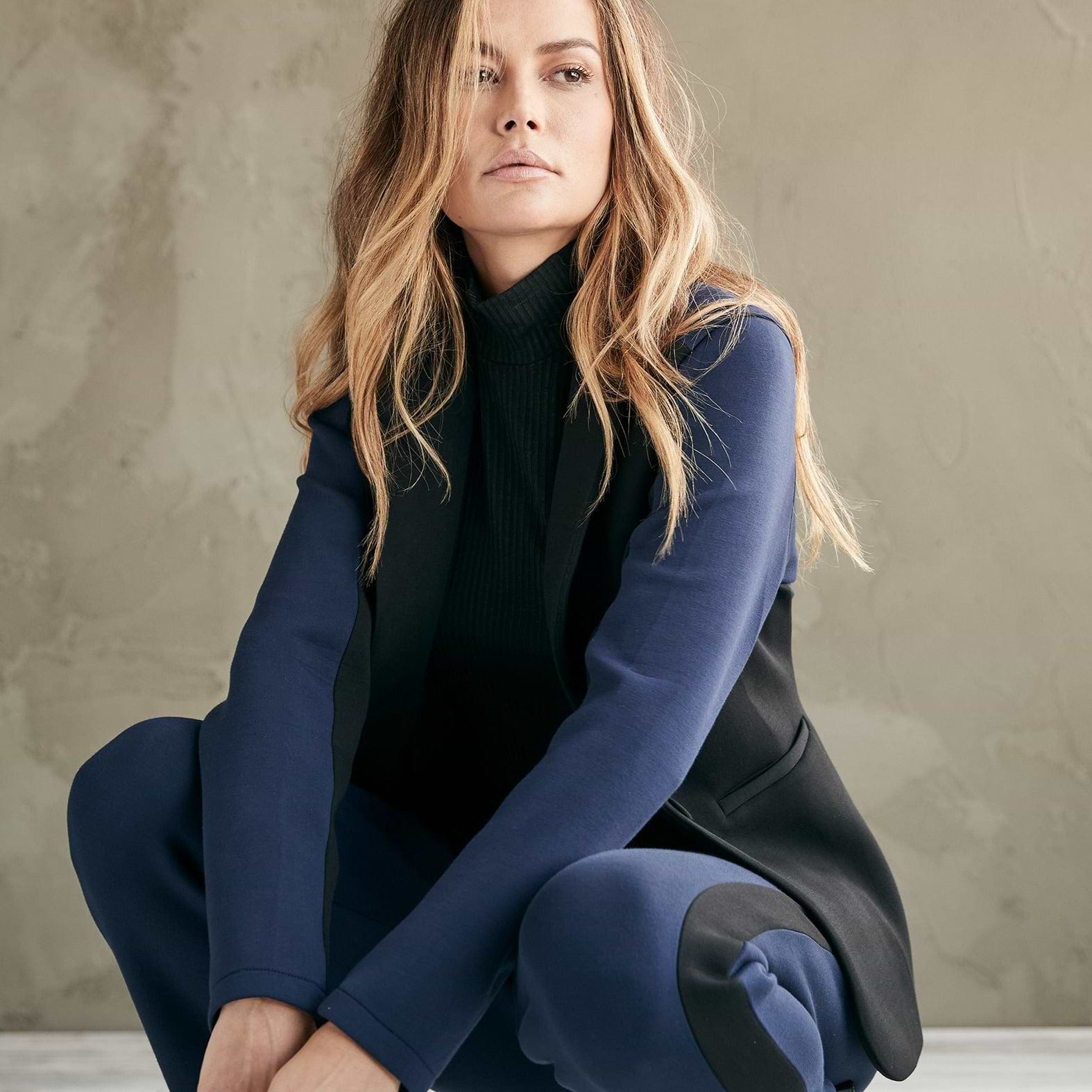 Navy with Black||