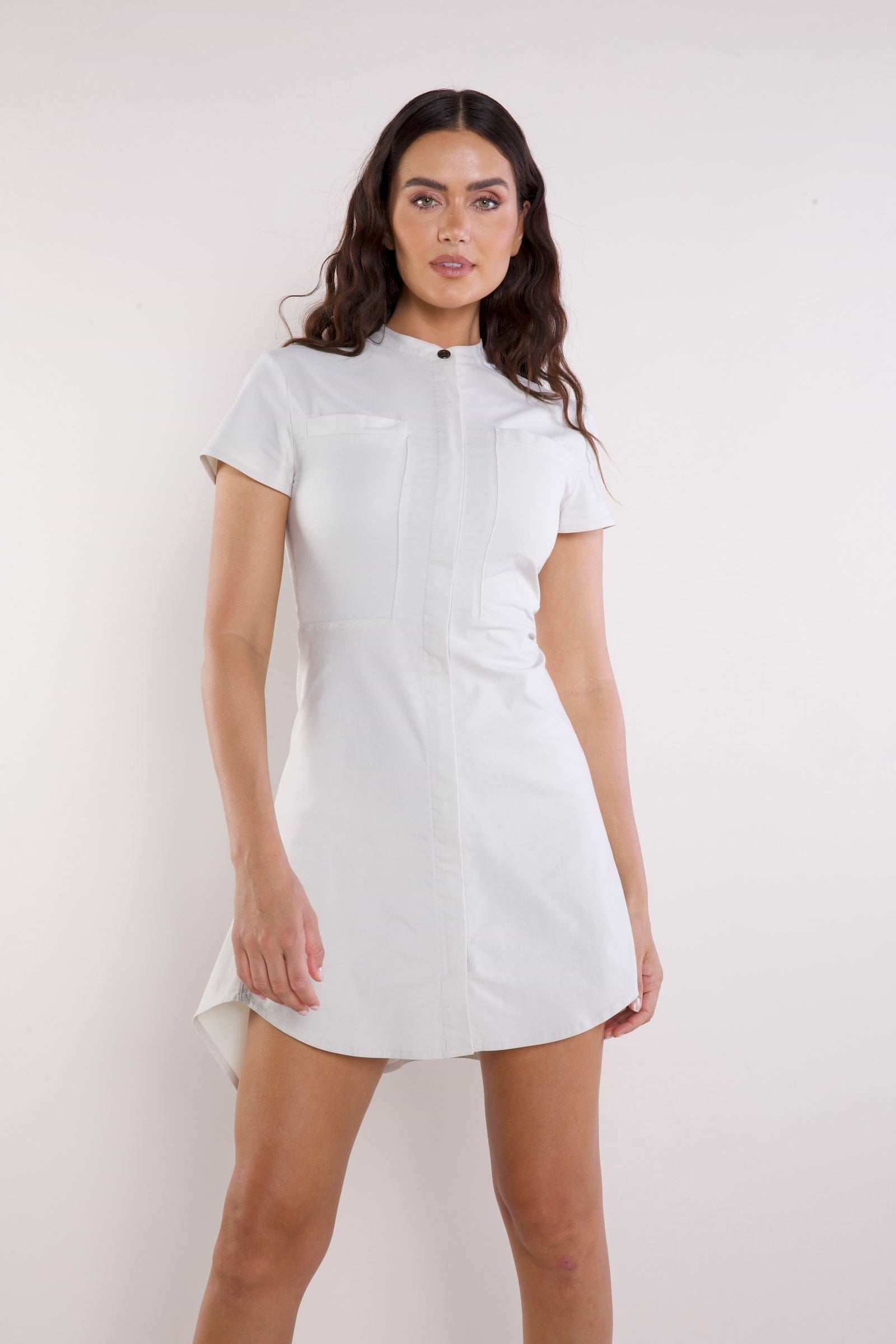 Stone || Charmaine Short Sleeve Saira Dress