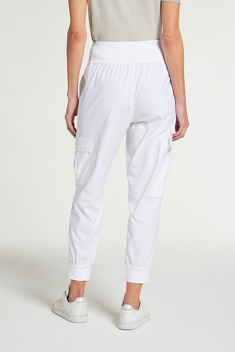 White|| Amrita Saira Cargo Joggers