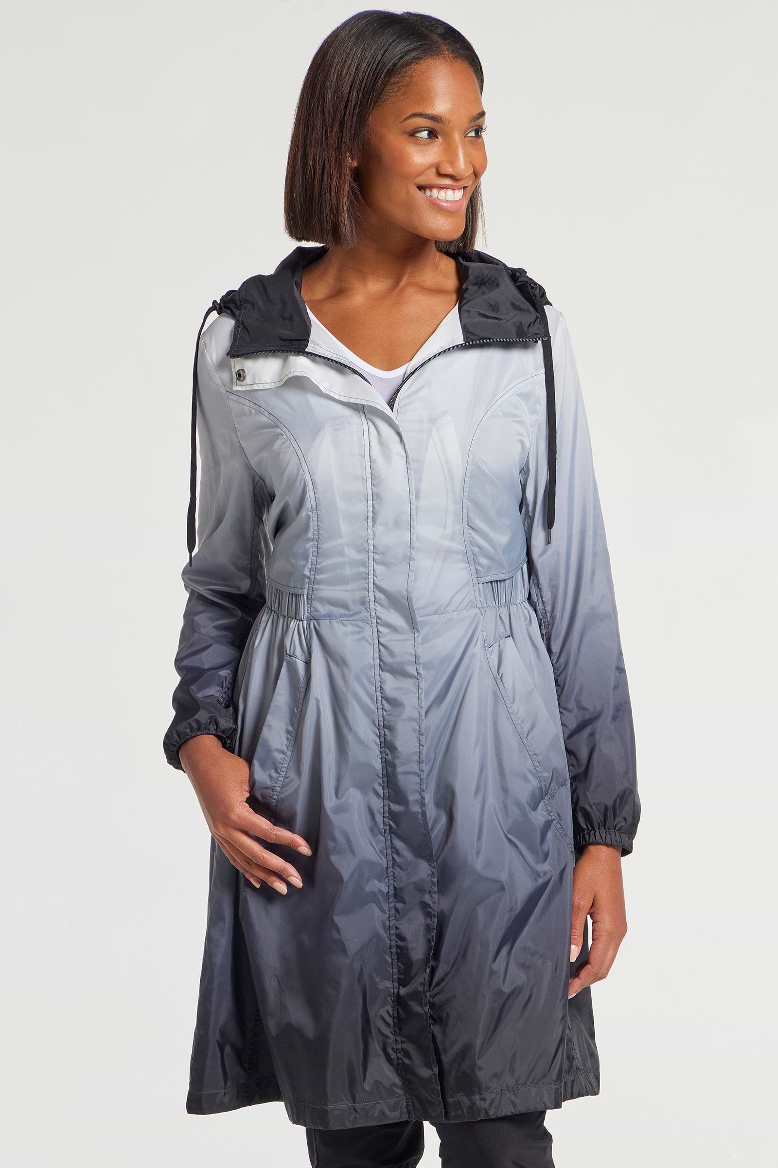 Black / Grey Ombré || Sedona Windbreaker Jacket