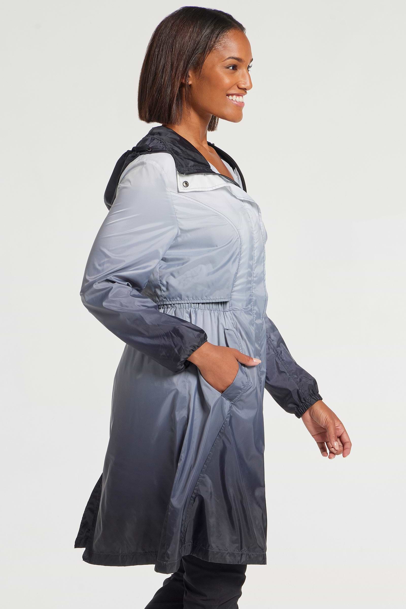 Black / Grey Ombré || Sedona Windbreaker Jacket