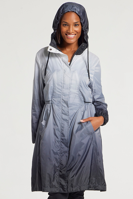 Black / Grey Ombré || Sedona Windbreaker Jacket