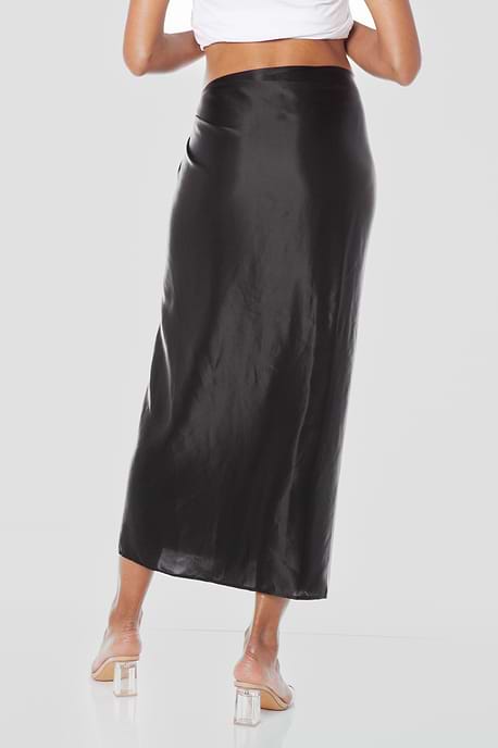 Black || Florentina Silk Sarong