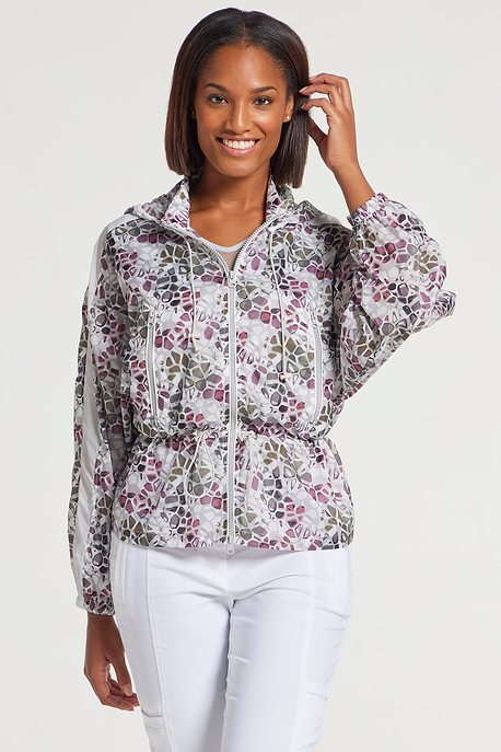 Abstract Giraffe || August Windbreaker Jacket
