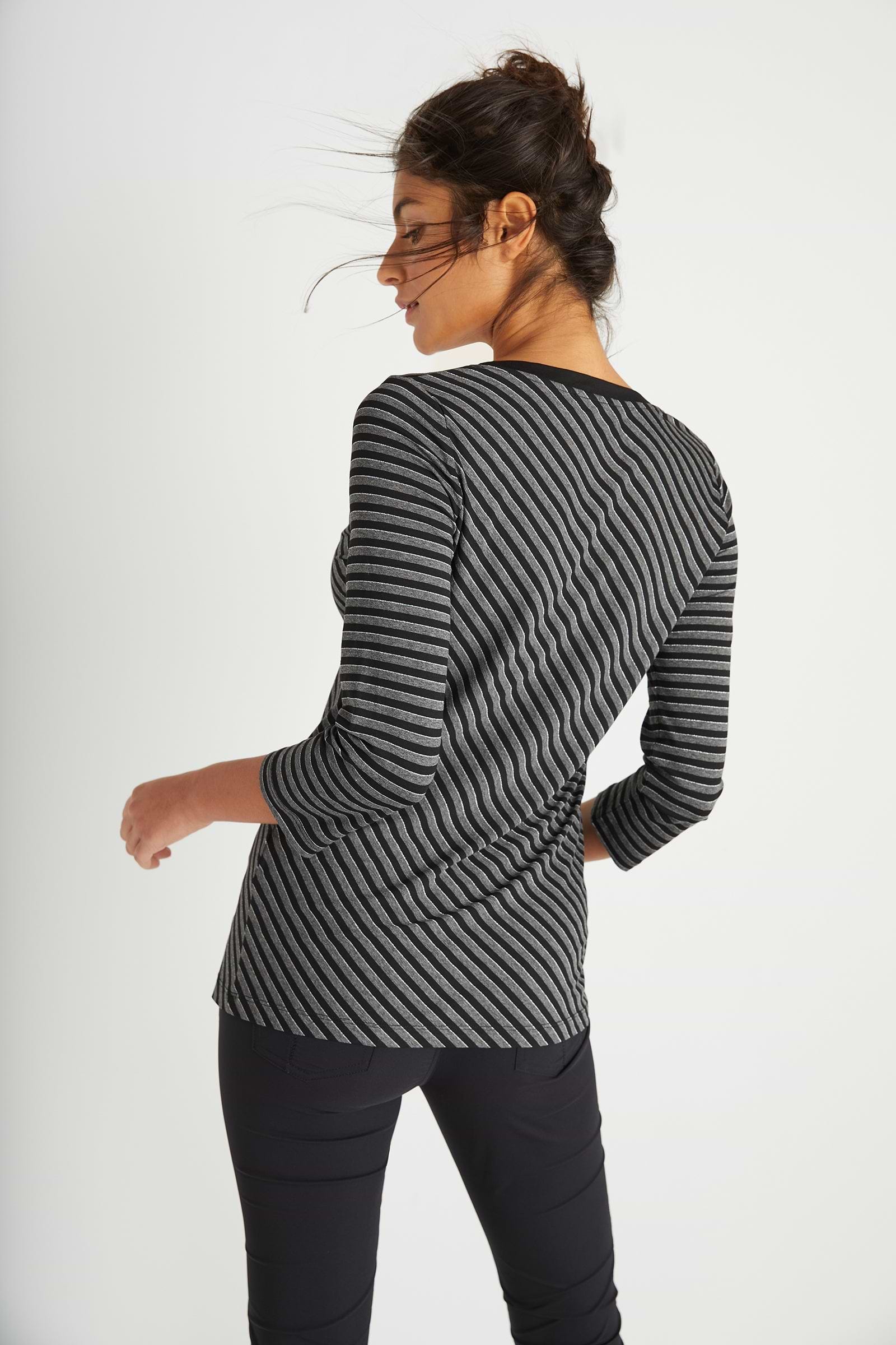 Stripe-Black-Grey||