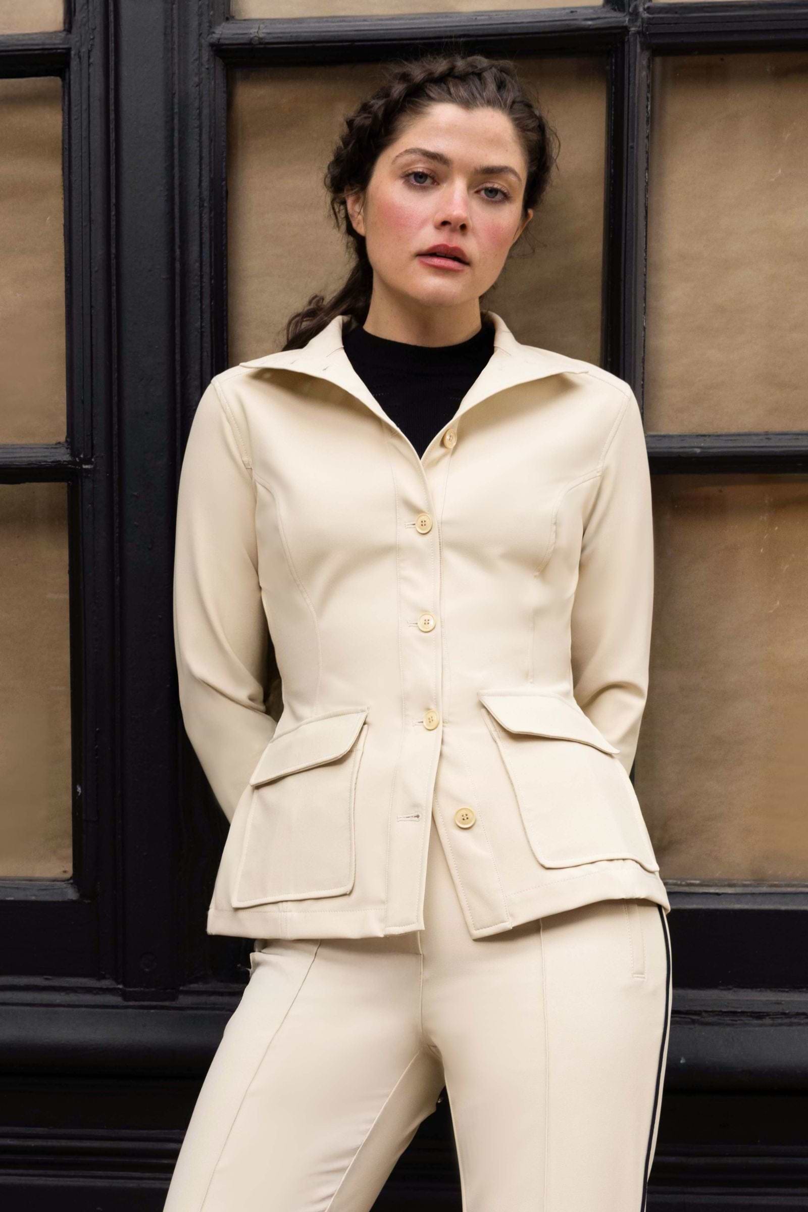 Reign Performance Twill Button Front Jacket