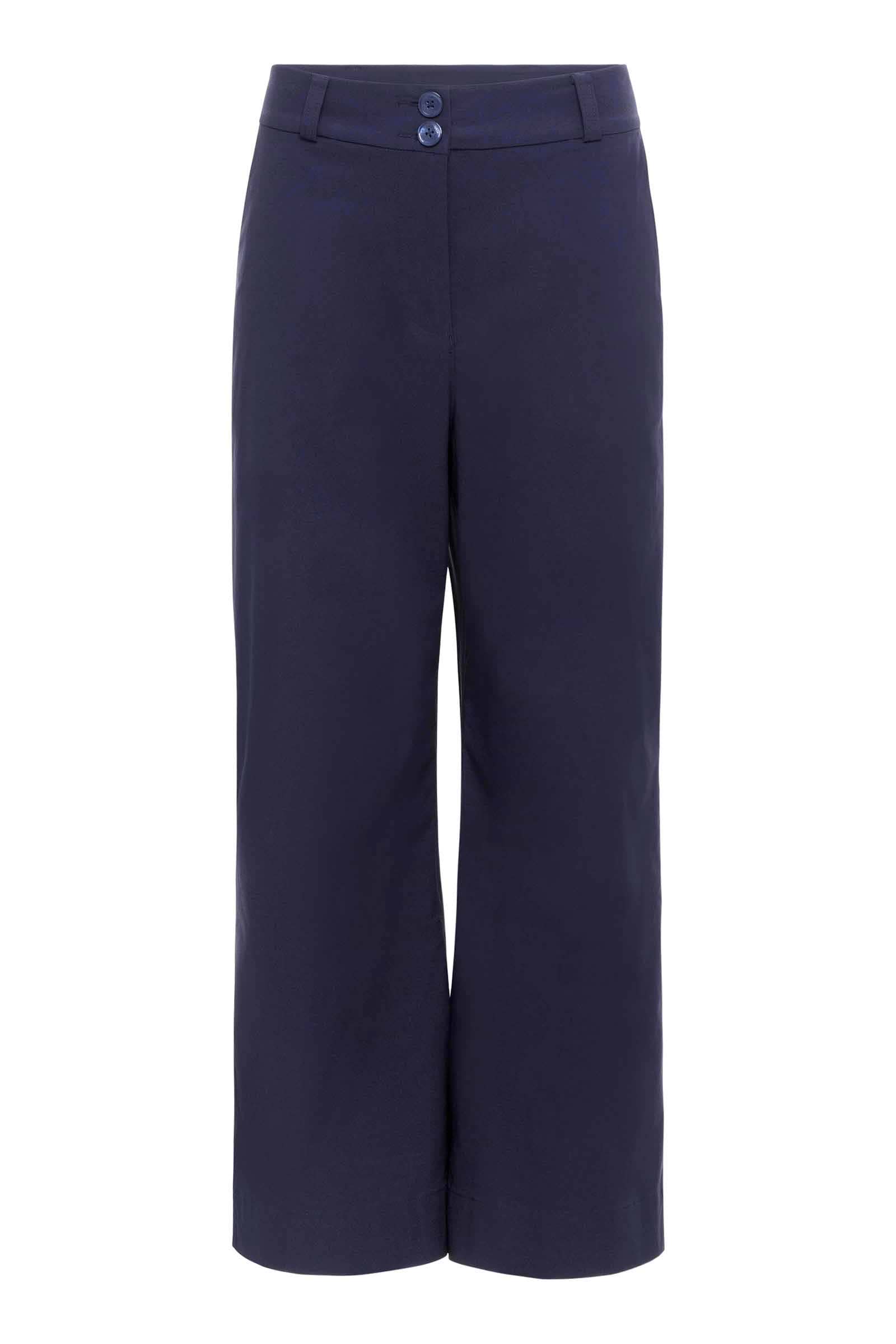 Pantalon évasé court extensible Ivanna