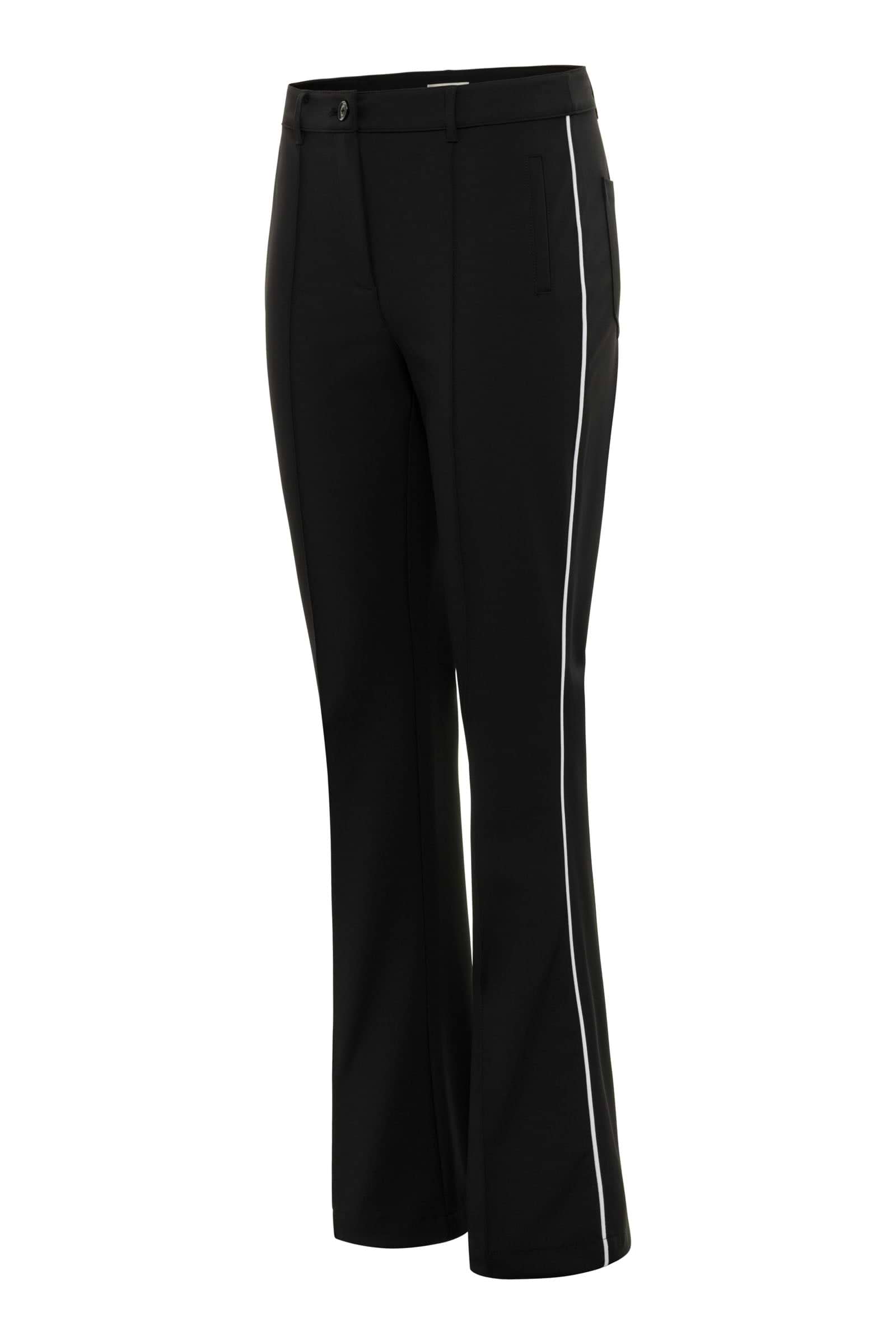 Pantalón de sarga de alto rendimiento con corte acampanado y rayas Winny