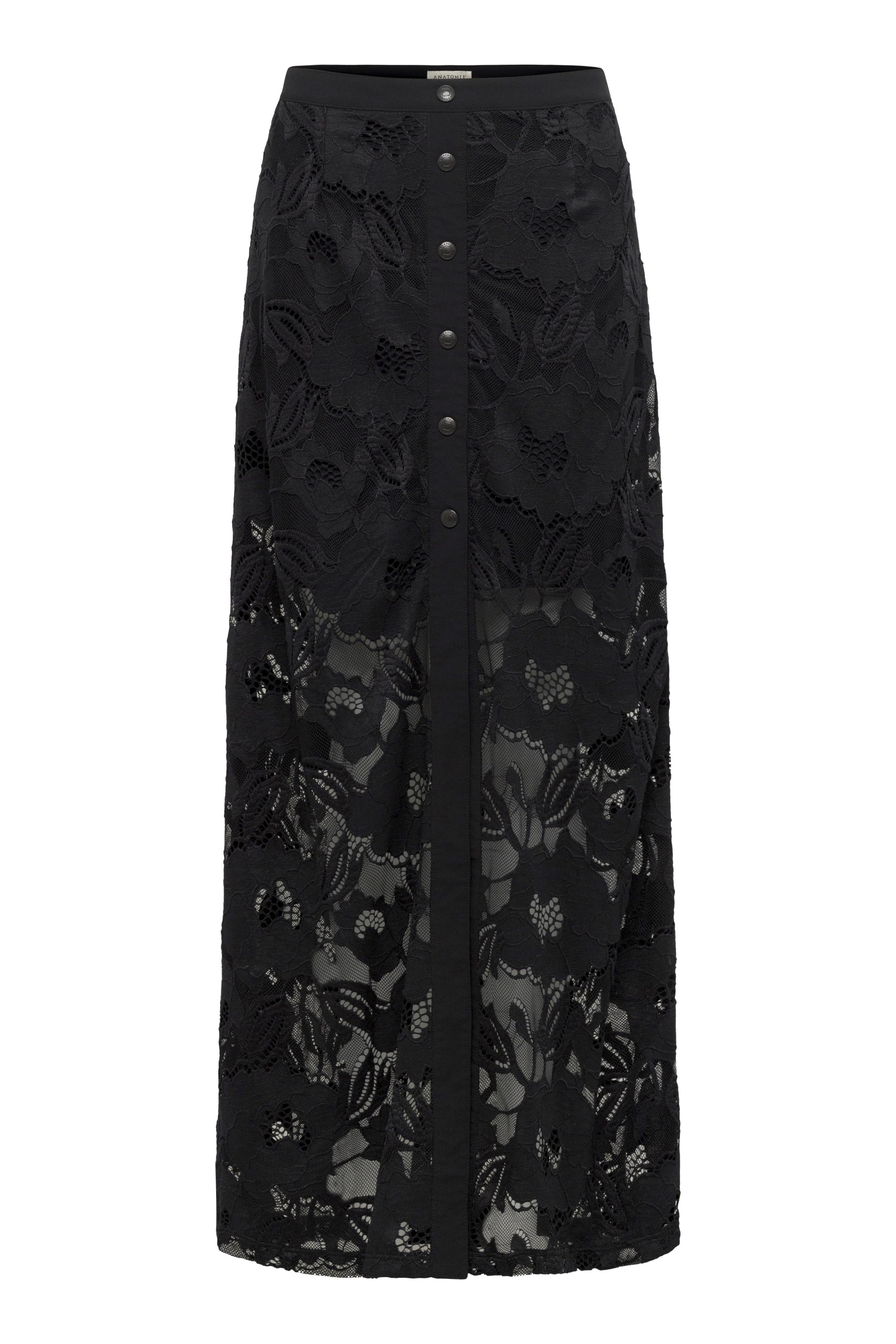 Ariel Ultralight & Lace Button Down Maxi Skirt