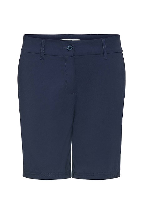 The Best Travel Shorts. Flat Lay of a Breck Short in Navy.