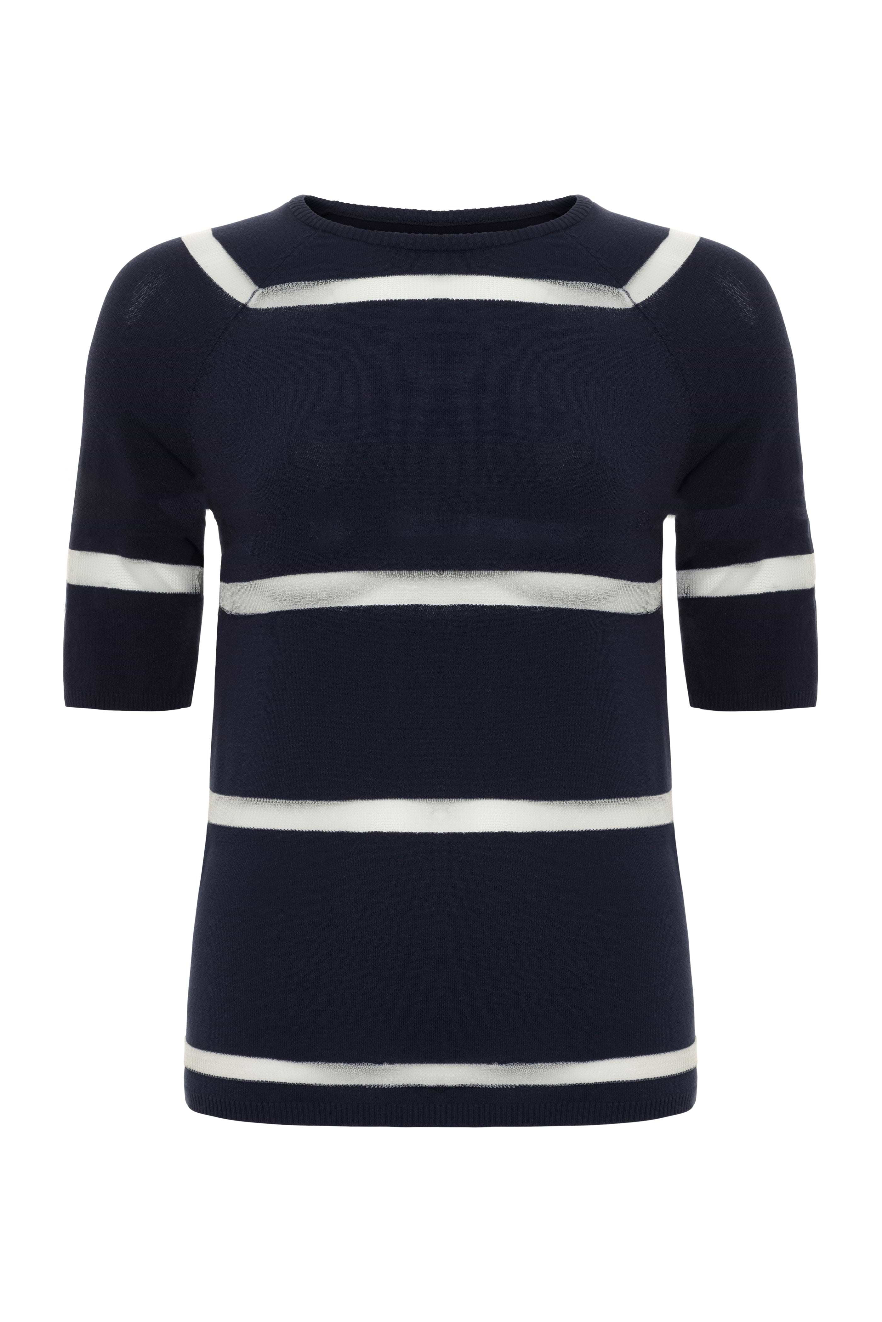 Campbell Sheer Stripe Pullover Top