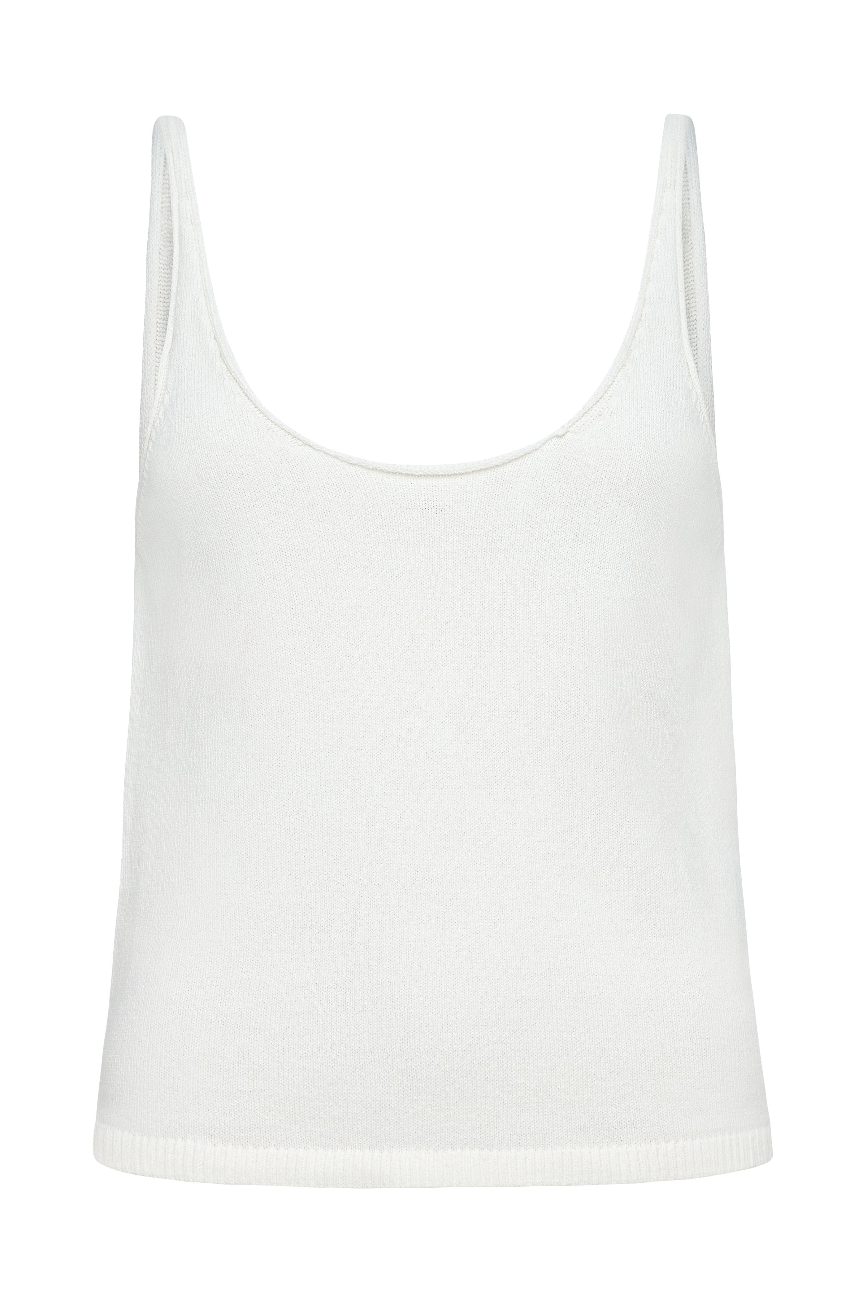 Carolyn Sweater Knit Scoop Neck Tank Top