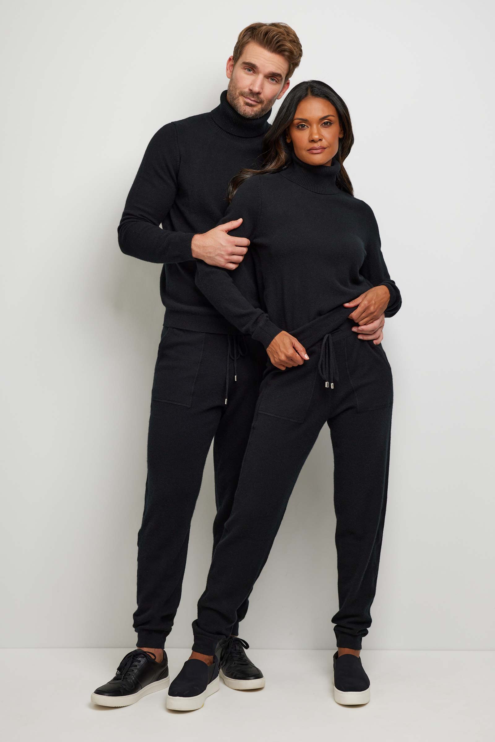 Pull col roulé en cachemire Emily