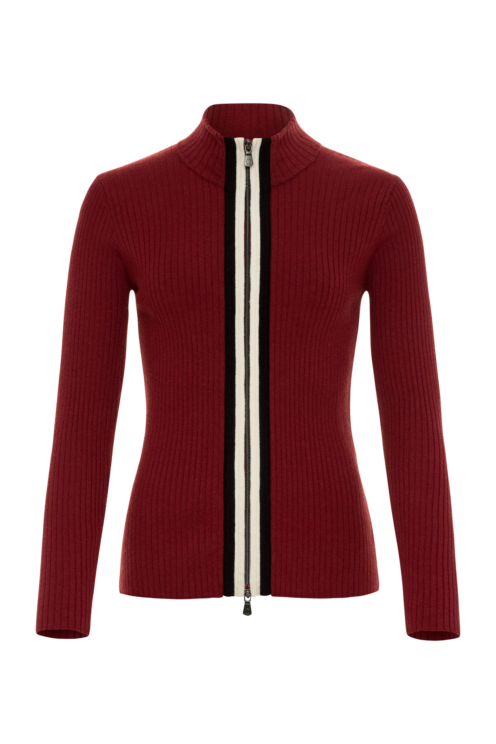 Charlize Sweater Top in Crimson