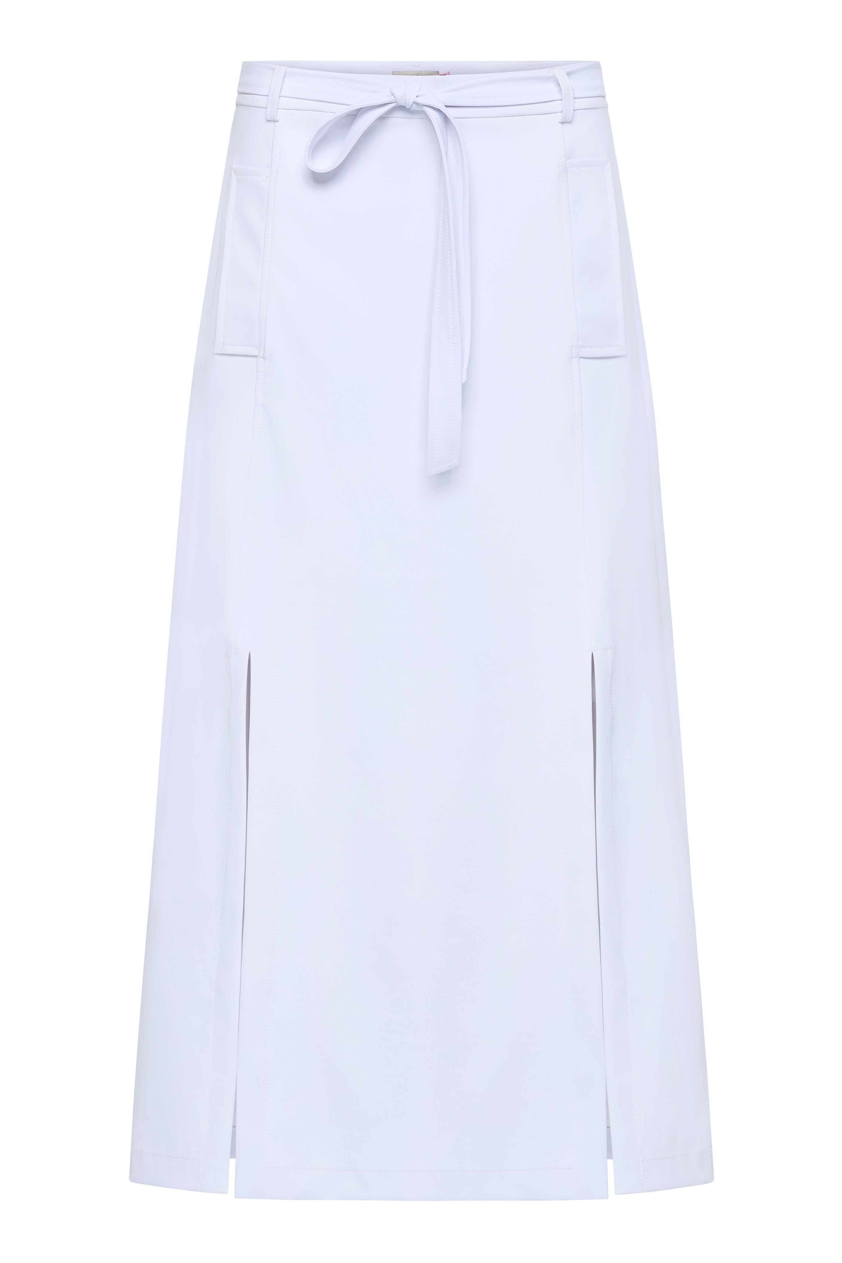 Galina Performance Twill Belted Skirt