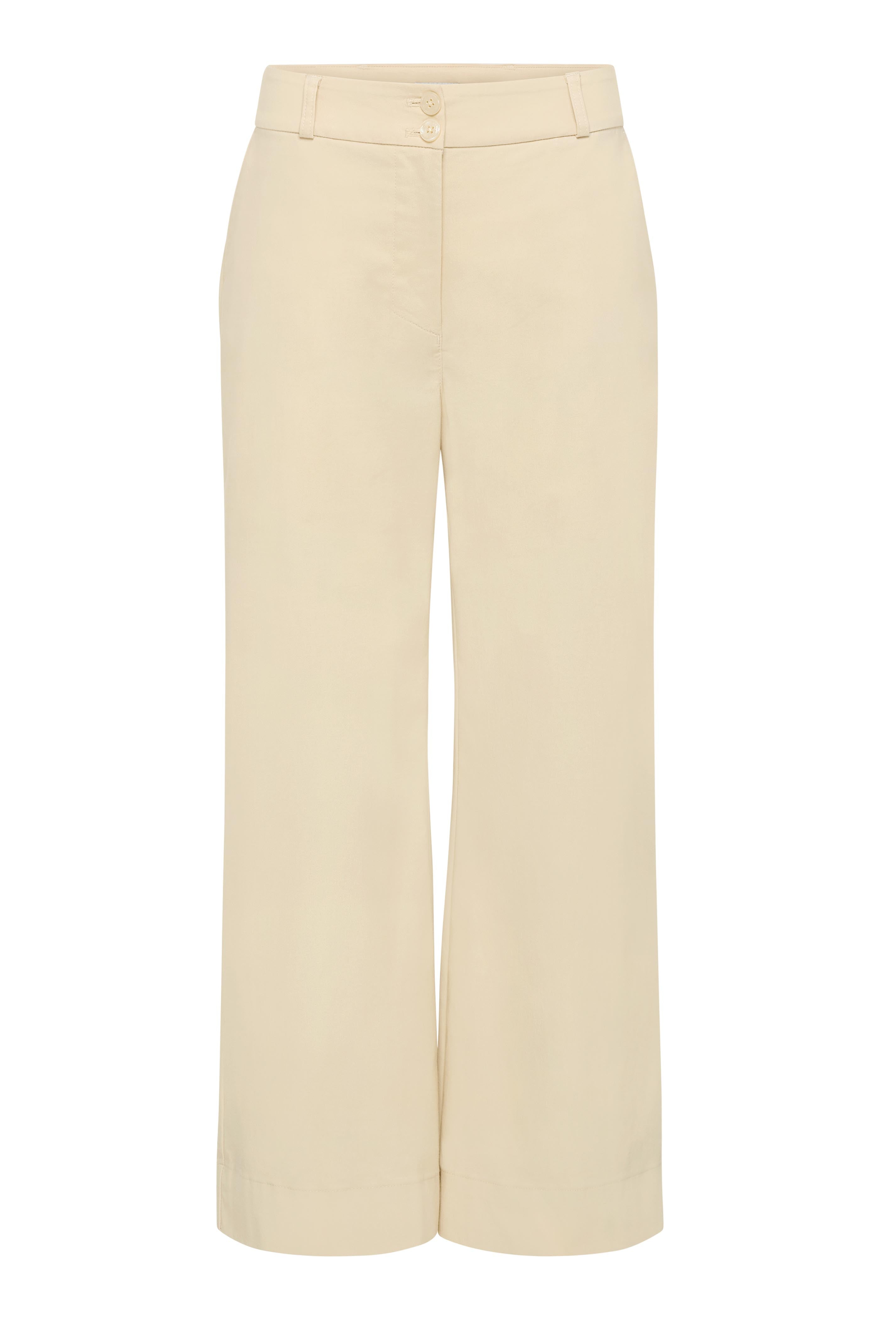Ivanna Performance Cotton Cropped Flare Pant