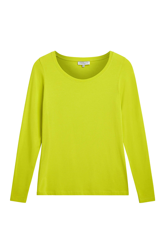 The Best Travel Top. Flat Lay of a Juliana Top in Citrus Yellow.