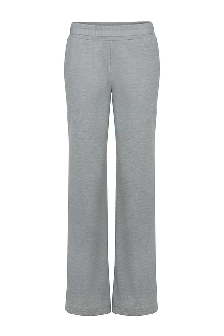 The Best Travel Pants. Flat Lay of a Kaia Pant in Light Heather Grey.