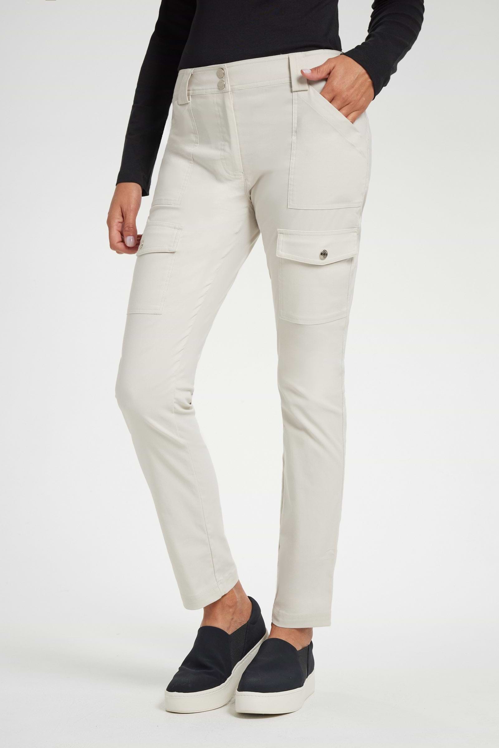 Kate Skinny Cargo Pant in Stone