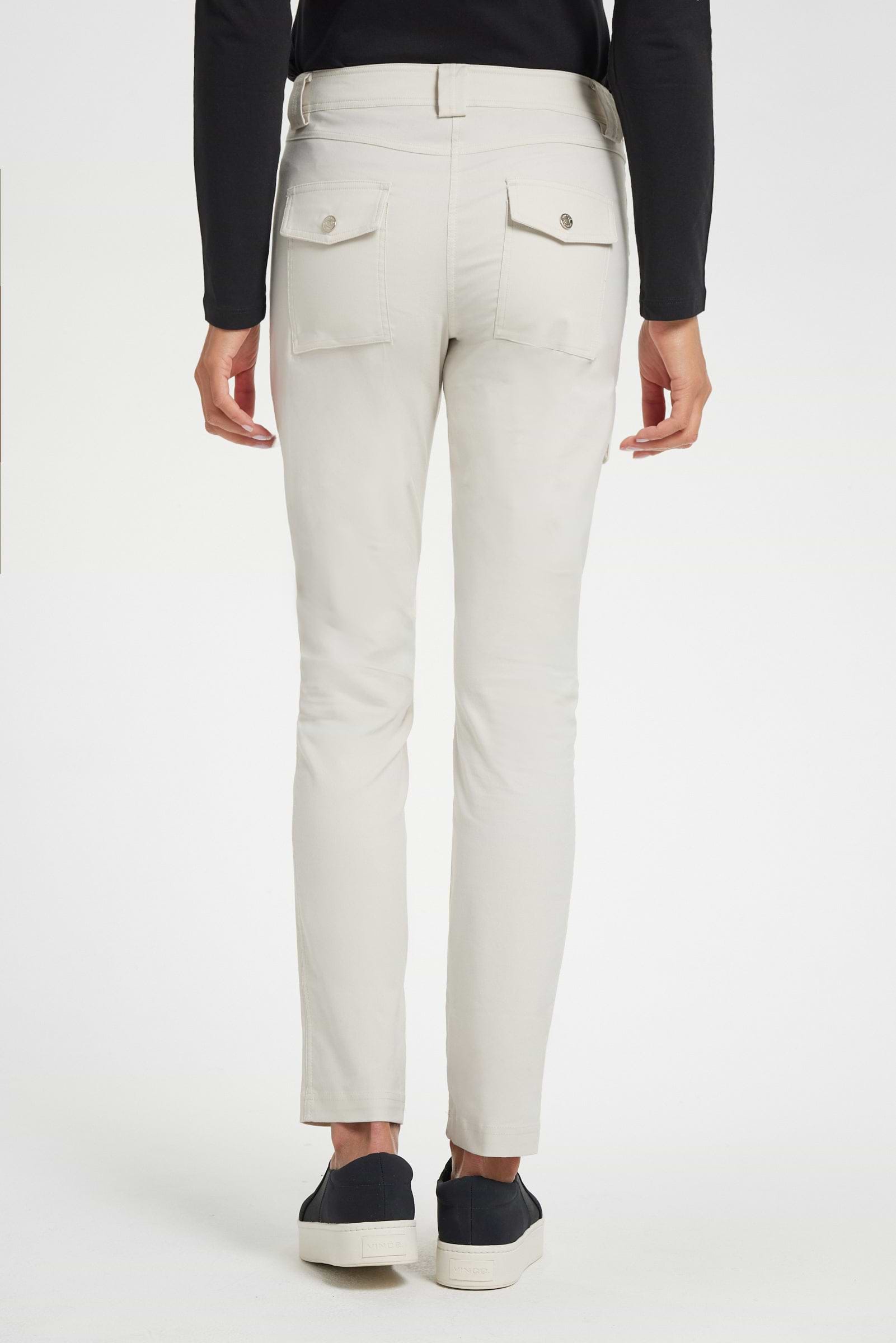 Kate Skinny Cargo Pant in Stone