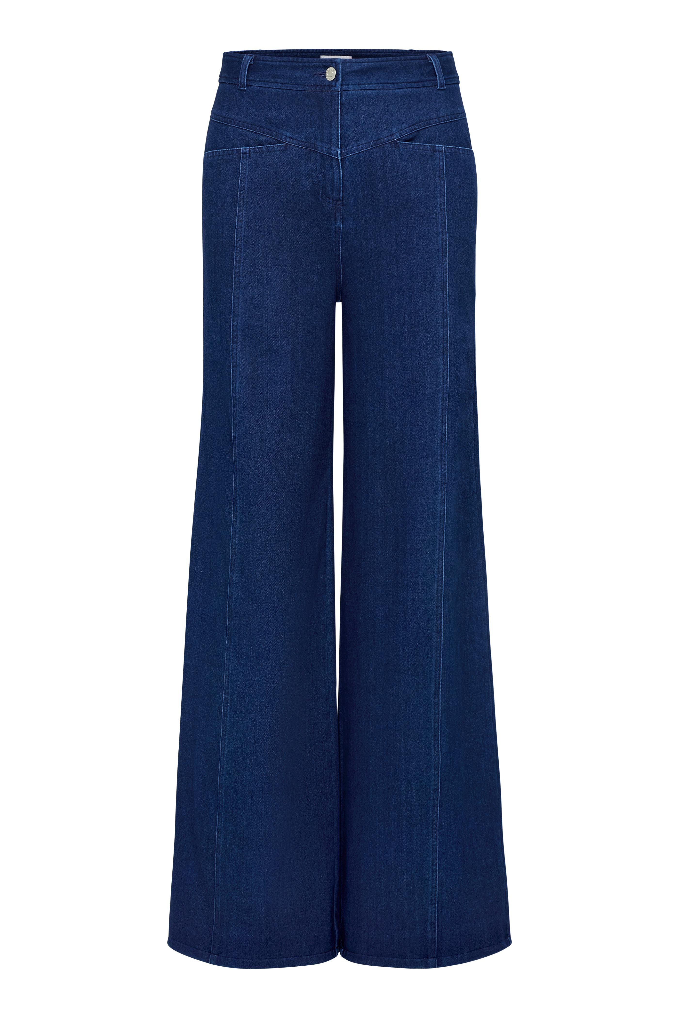 Pantalon large en denim haute performance Katson