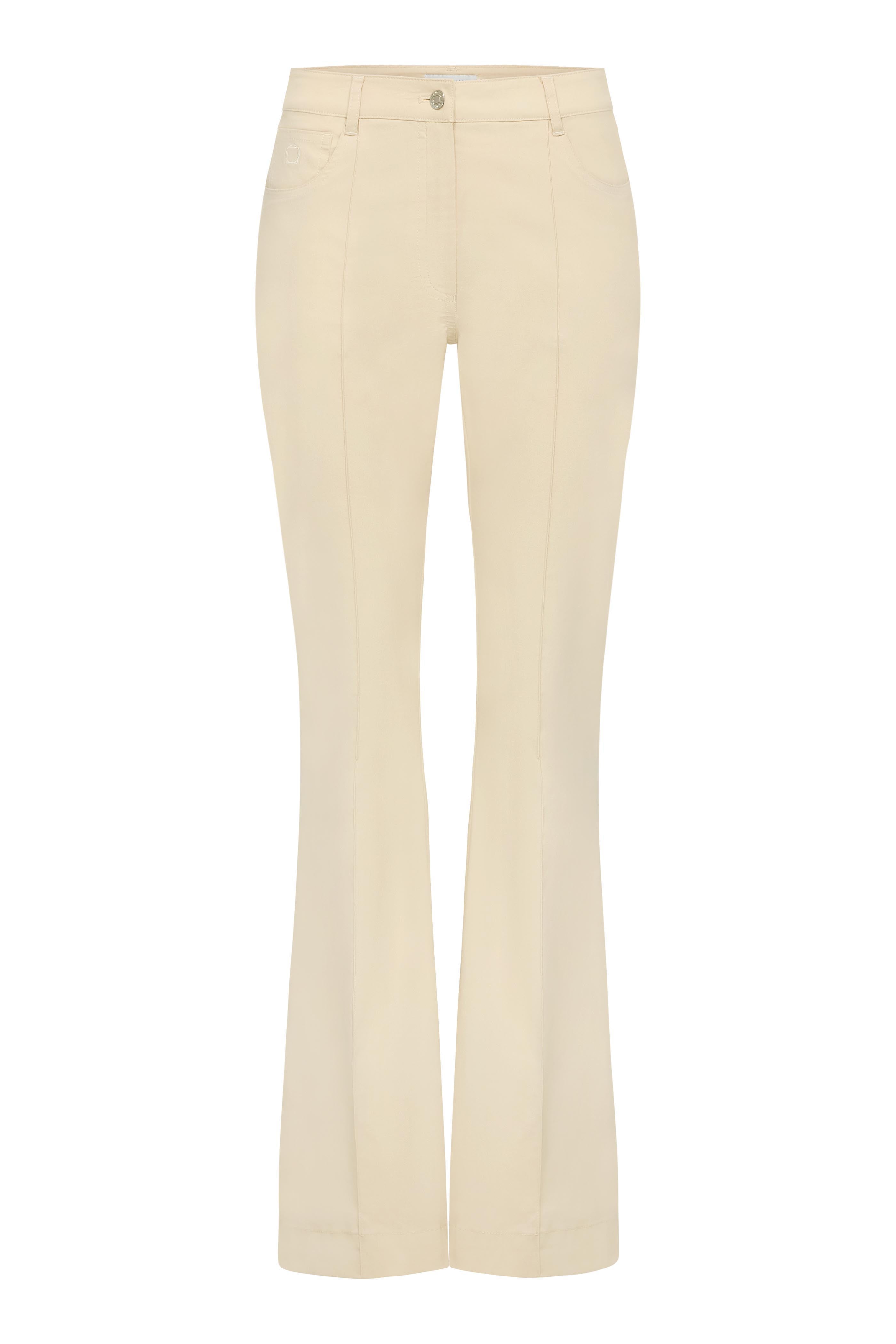 Katya Performance Cotton Pintuck Flare Pant
