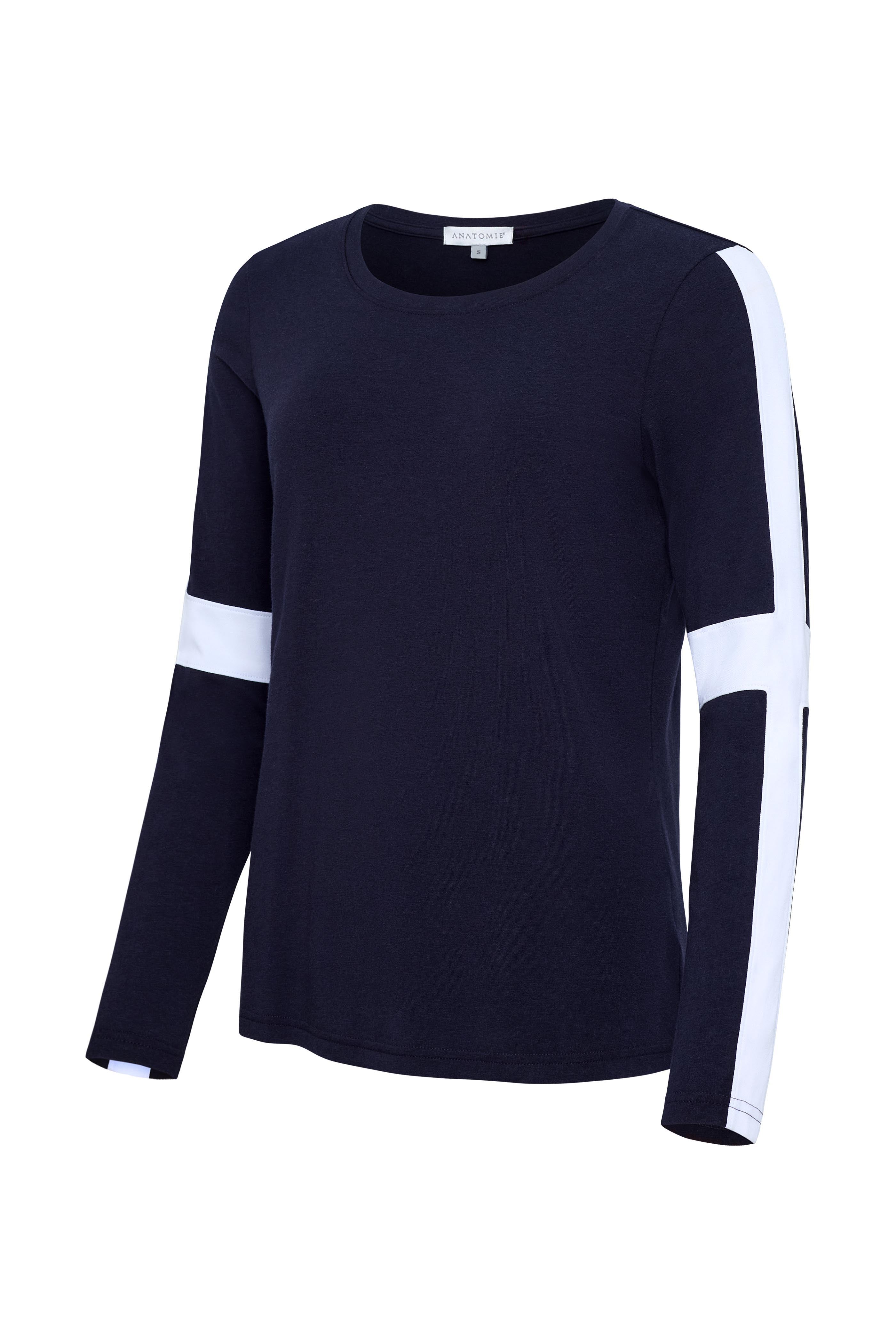 Kensley Contrast Sleeve Pima Top