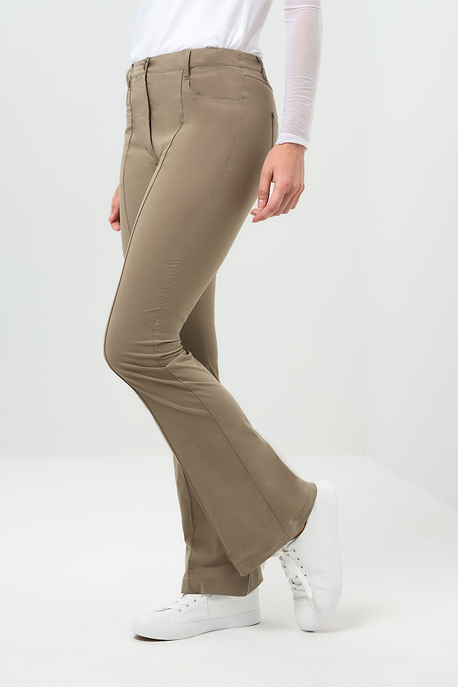 Pantalon évasé ultraléger Katya avec plis