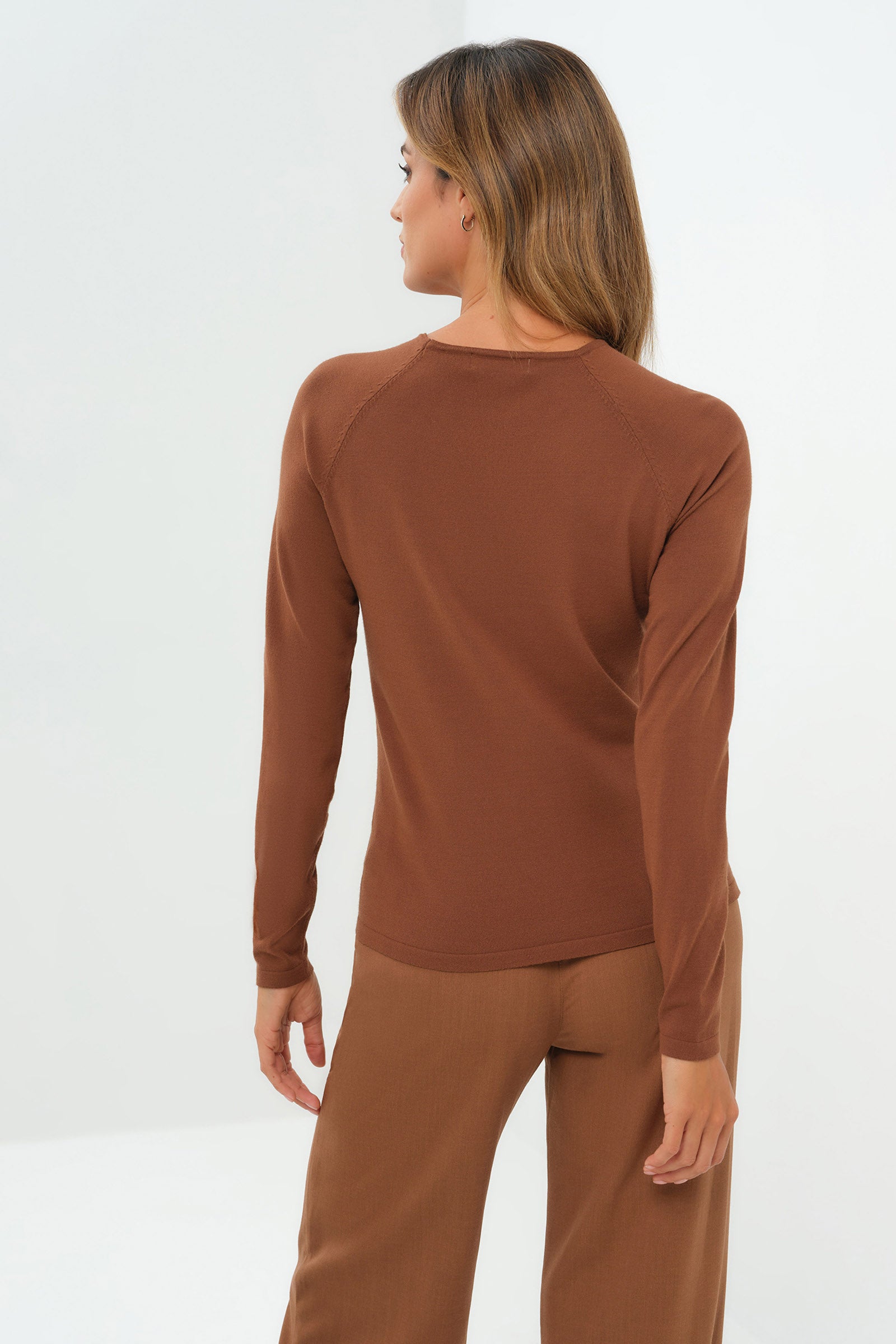 Pull Connie en tricot à manches de baseball