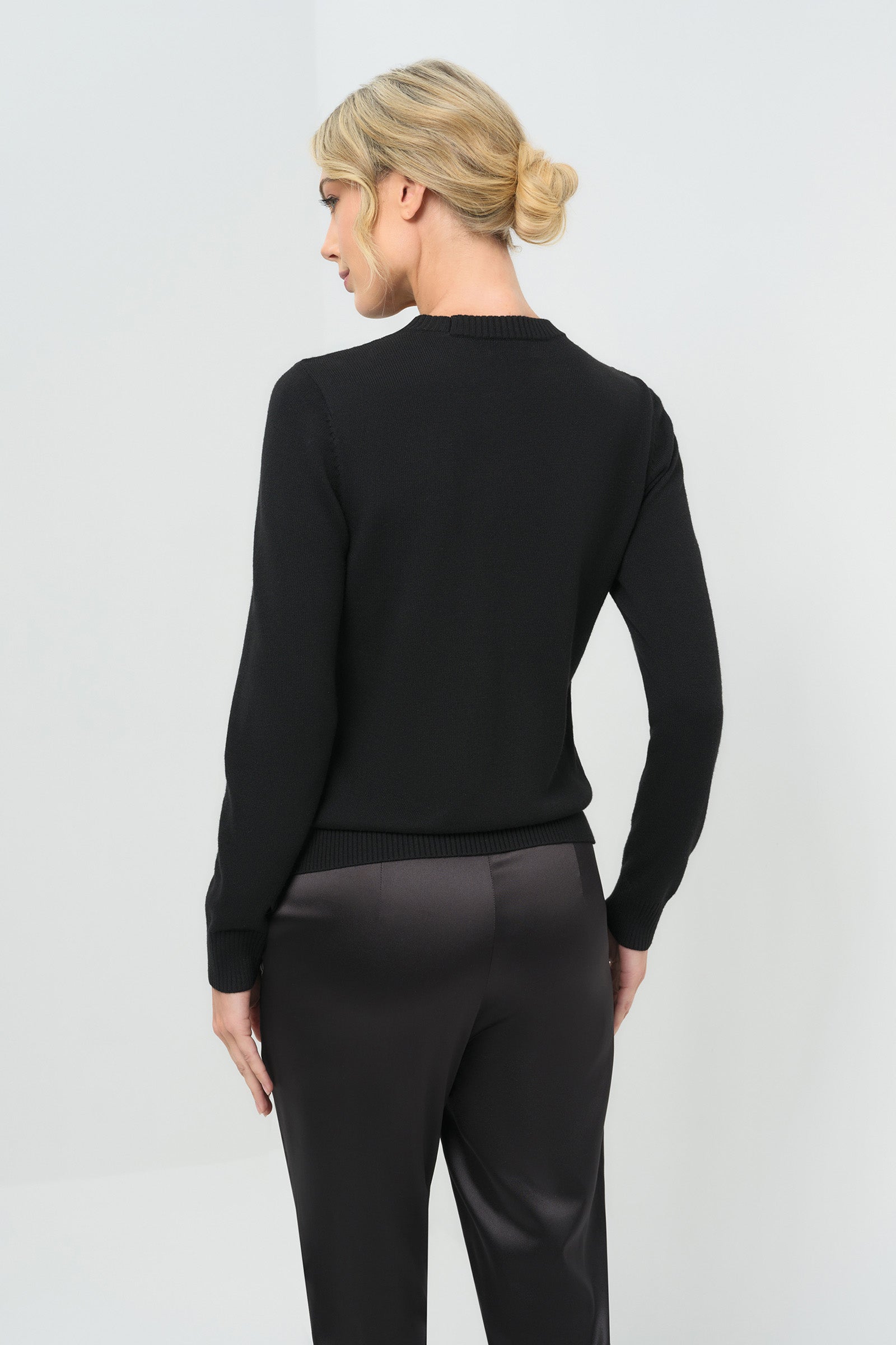 Seneca Cashmere Blend Sweater with Scarf