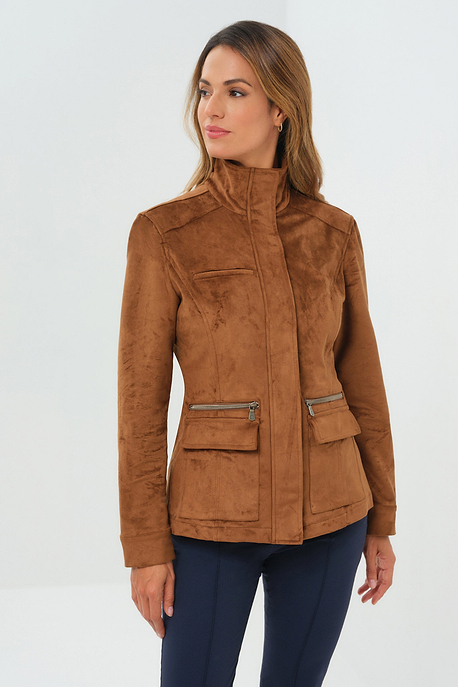 Kenya Faux Suede Safari Jacket Anniversary Edition
