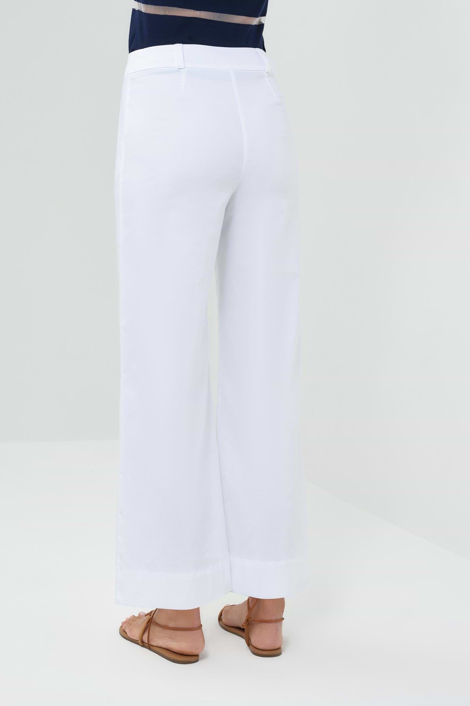Ivanna Performance Cotton Cropped Flare Pant