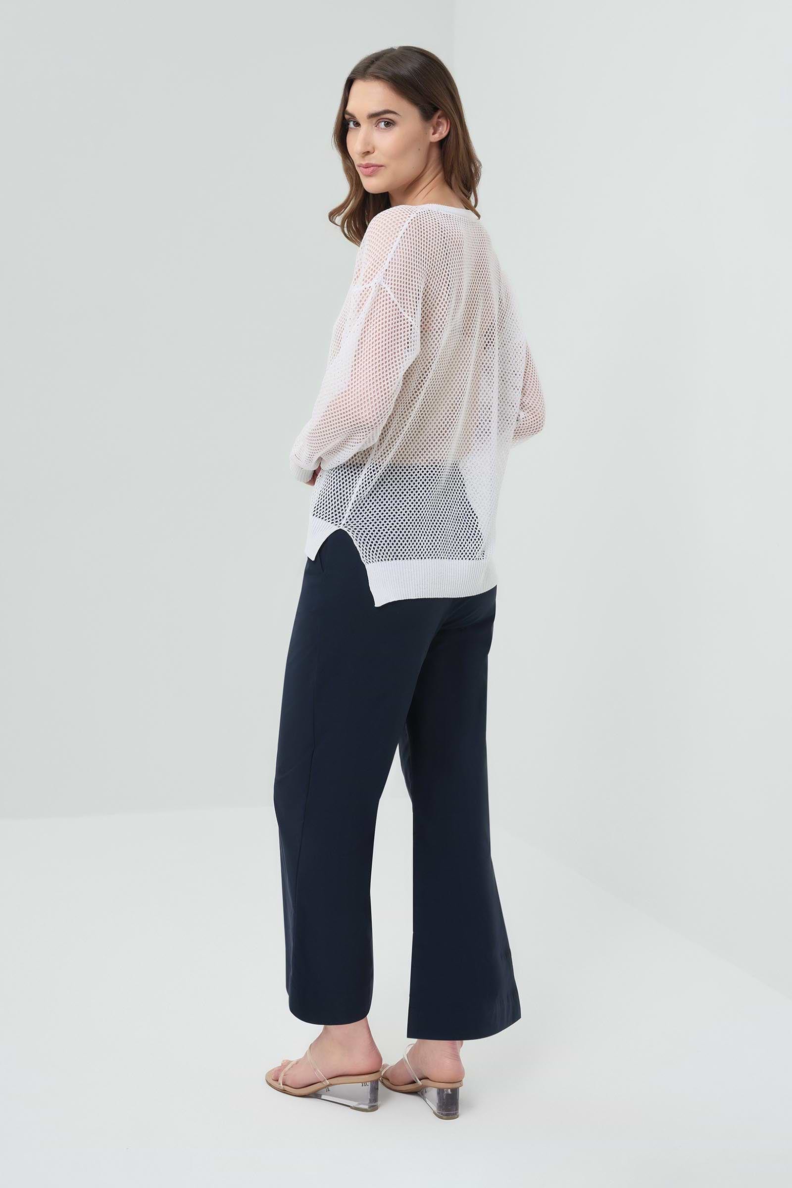 Emma Open Knit Pullover Top