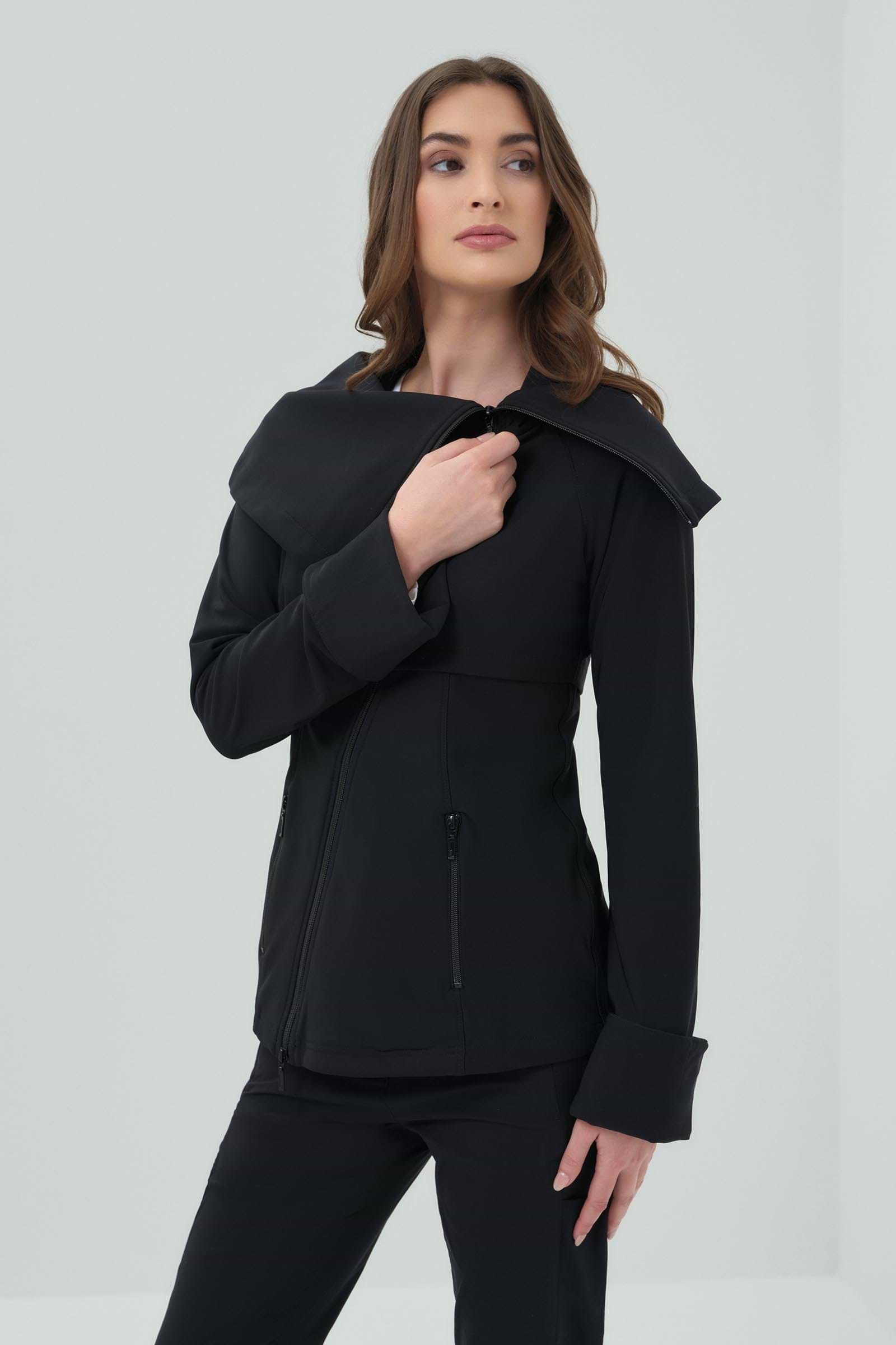 Lugano Zip Front Jacket Softshell Clothes Anatomie