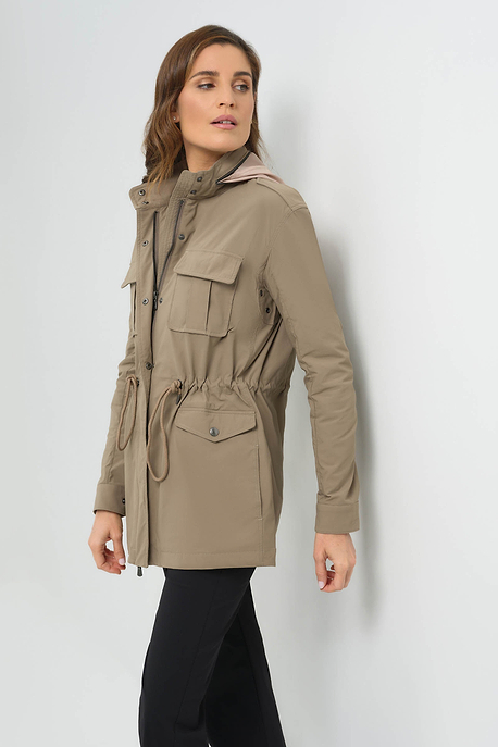 Courtney Lightweight Utility Jacket with Hood