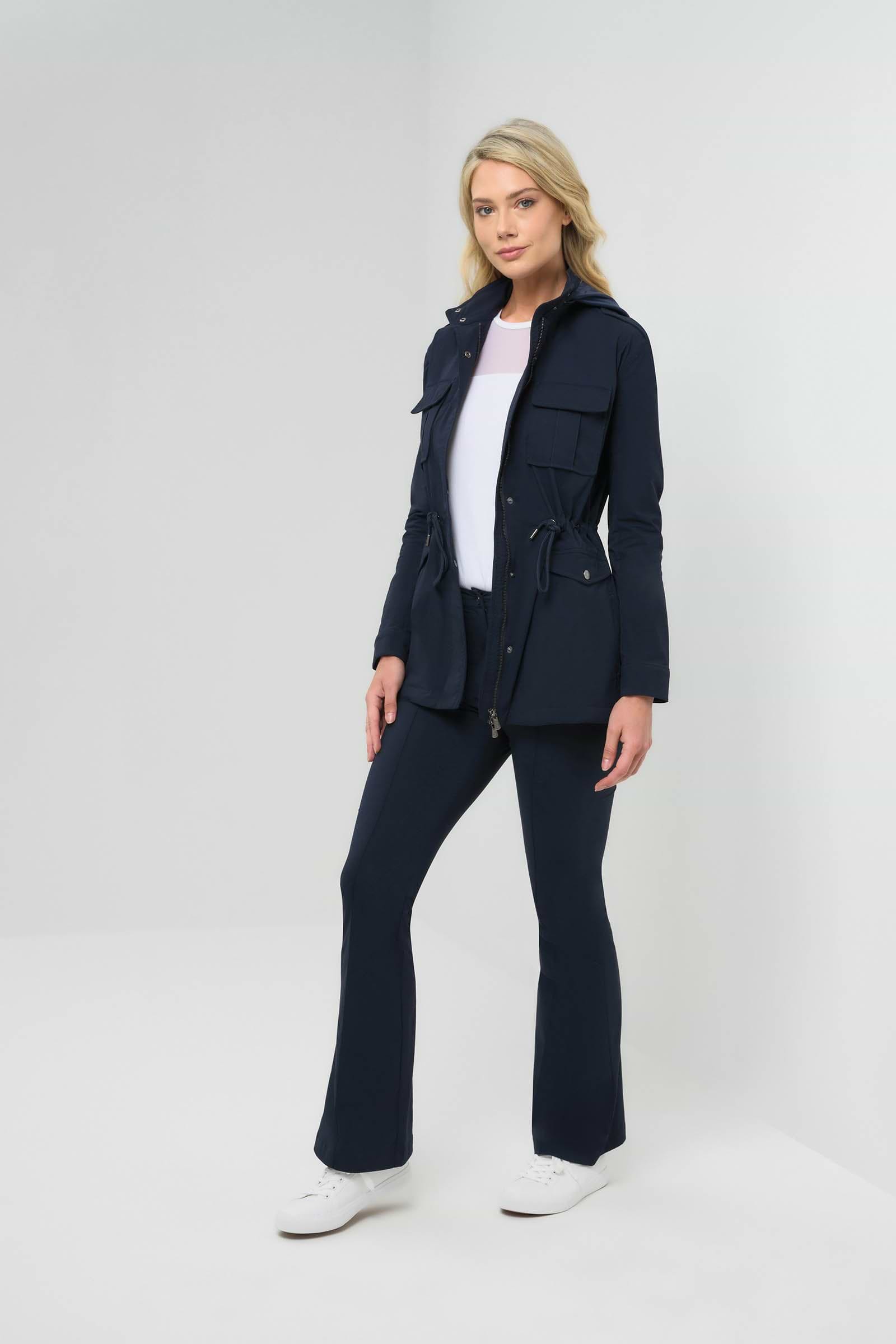 Courtney Lightweight Utility Jacket with Hood