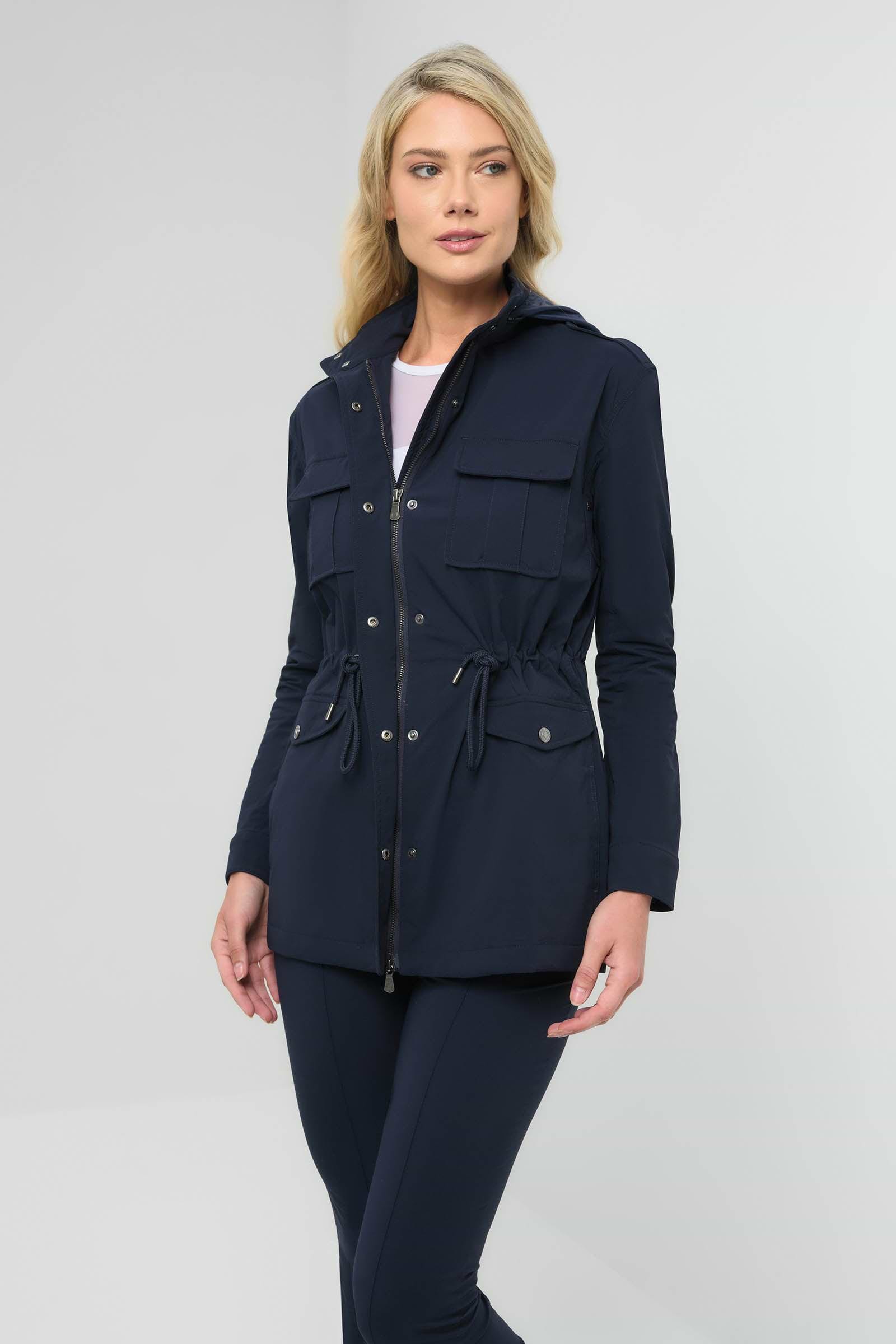Courtney Lightweight Utility Jacket with Hood