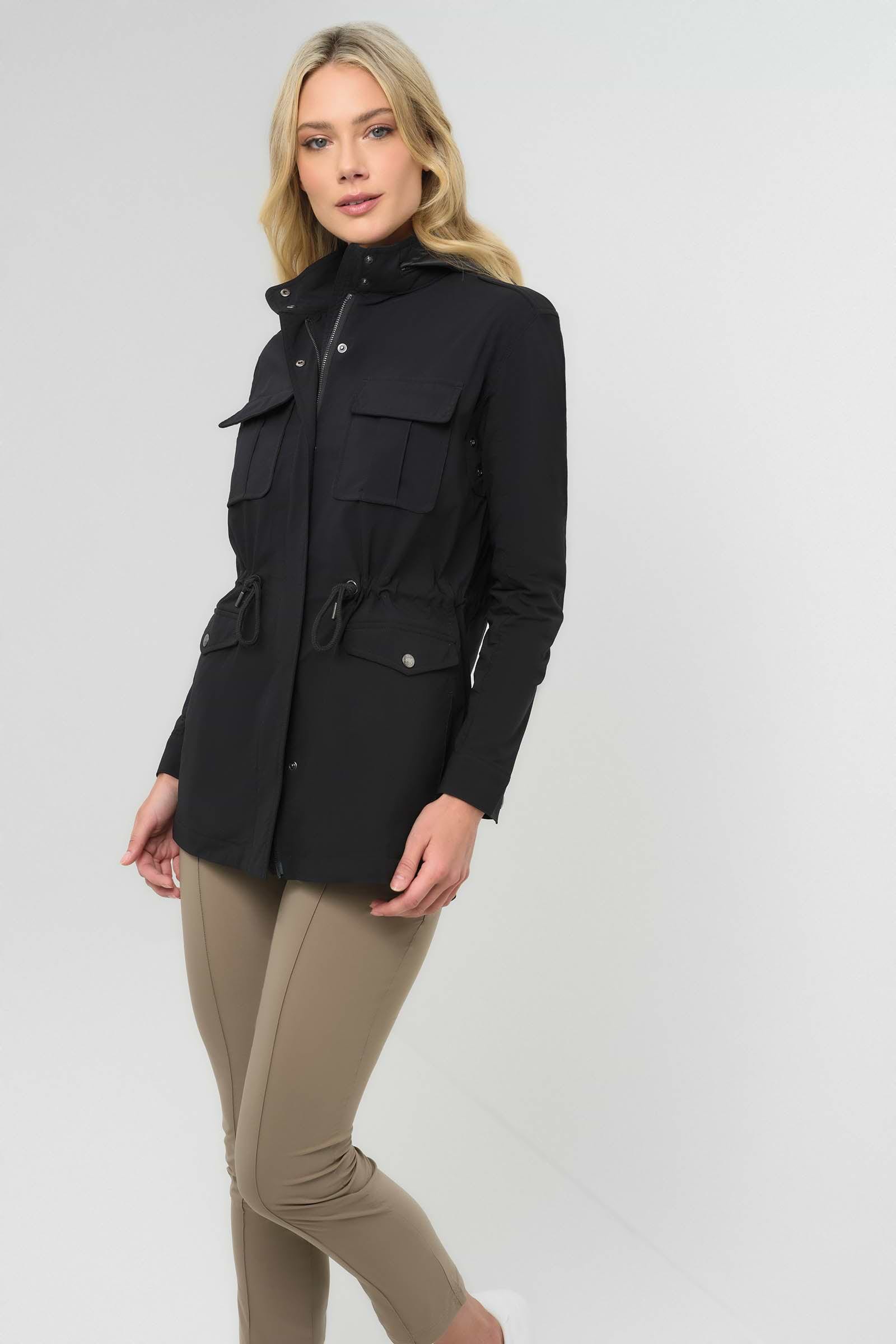 Courtney Lightweight Utility Jacket with Hood