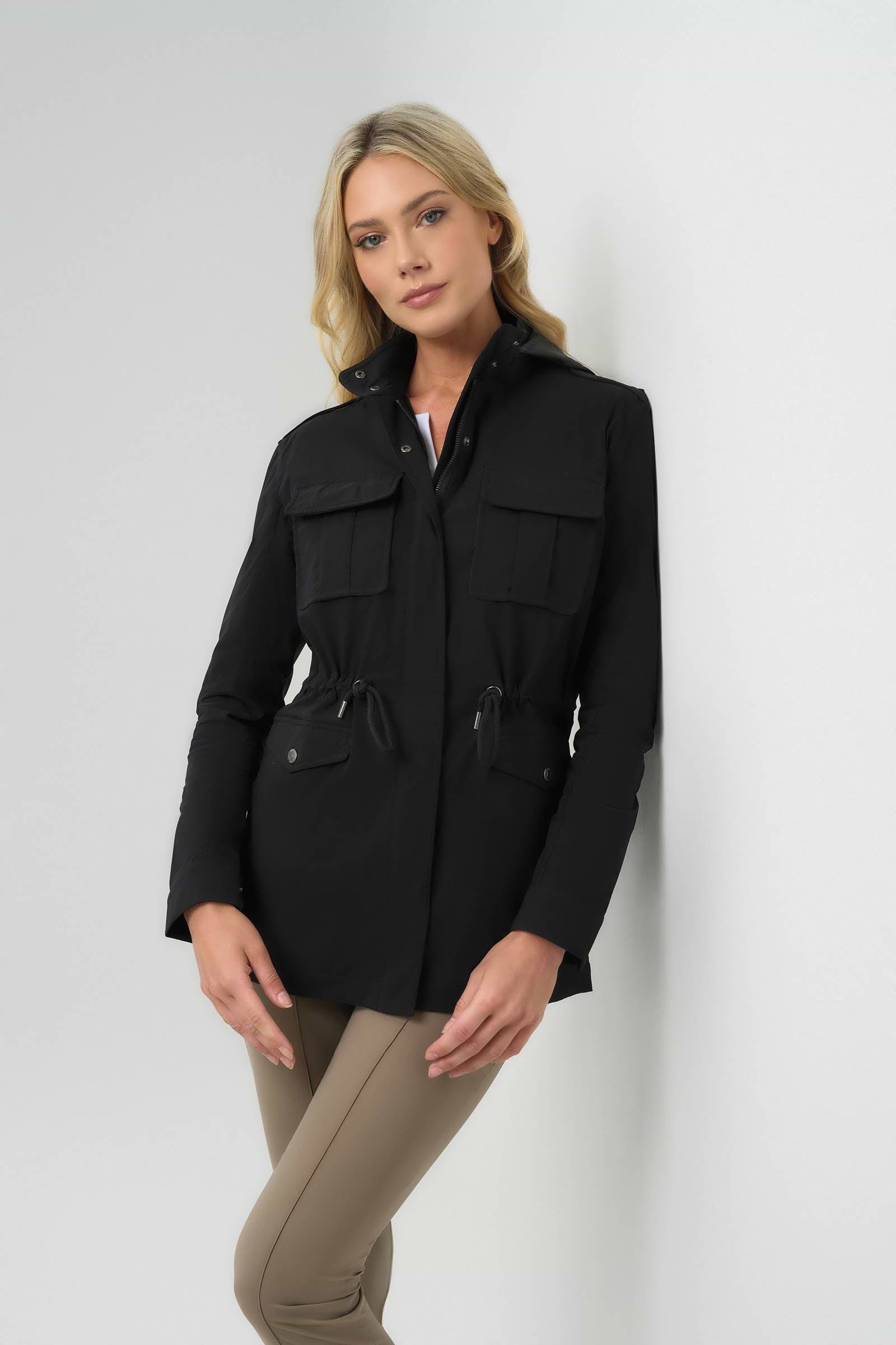Courtney Lightweight Utility Jacket with Hood