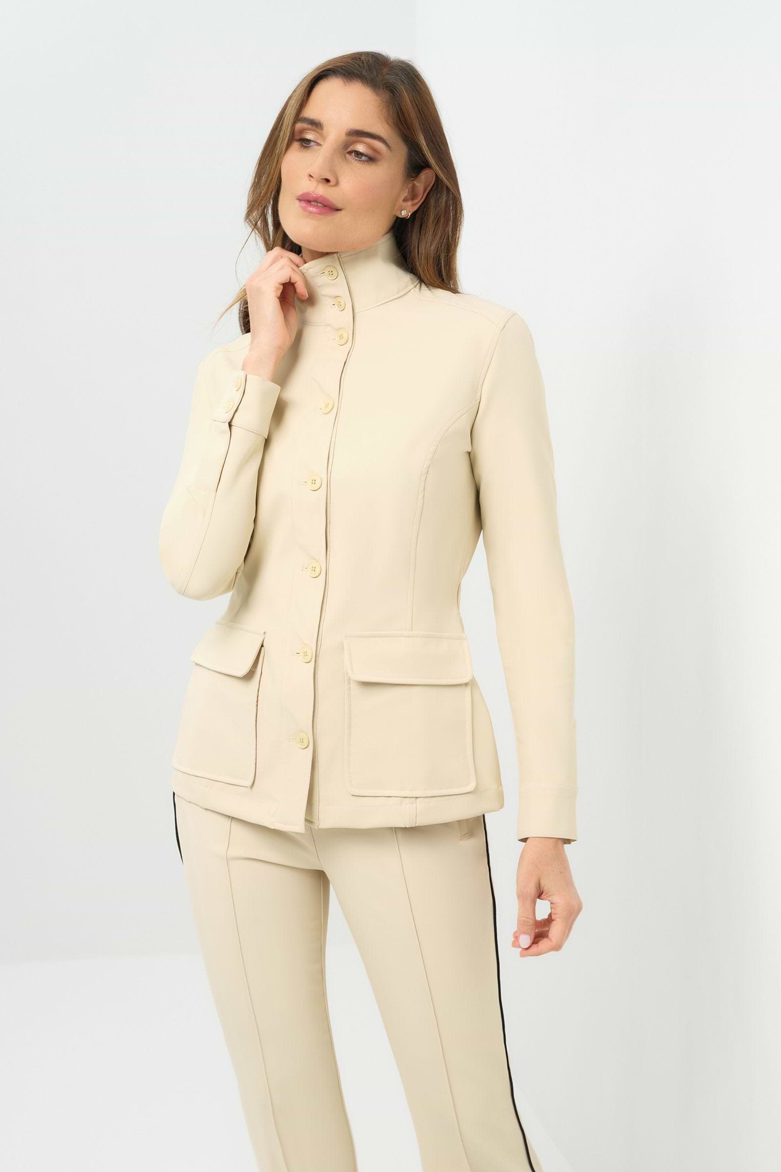 Chaqueta de sarga con botones delanteros Reign Performance