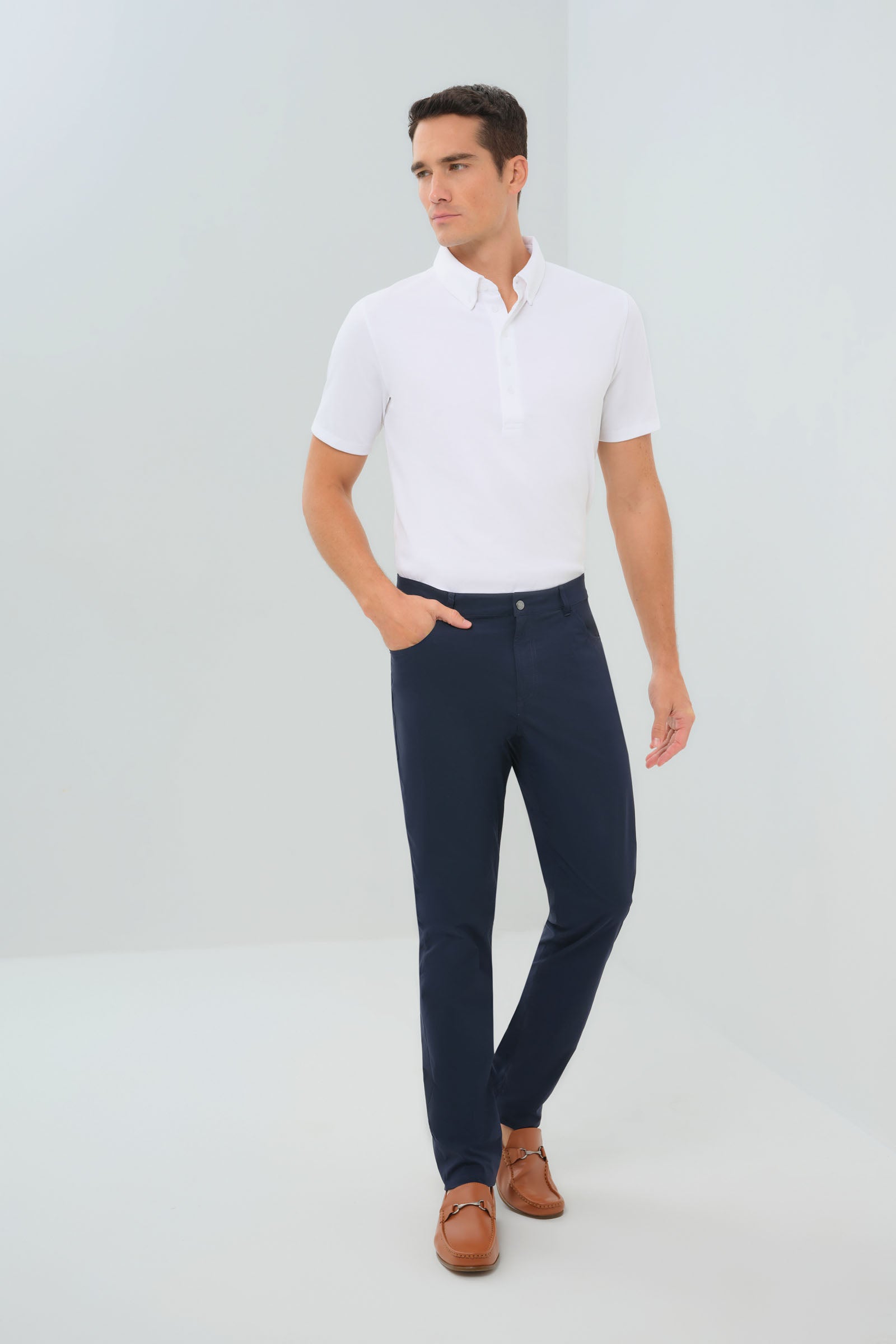 Alessio Five Pocket Jean Style Pant
