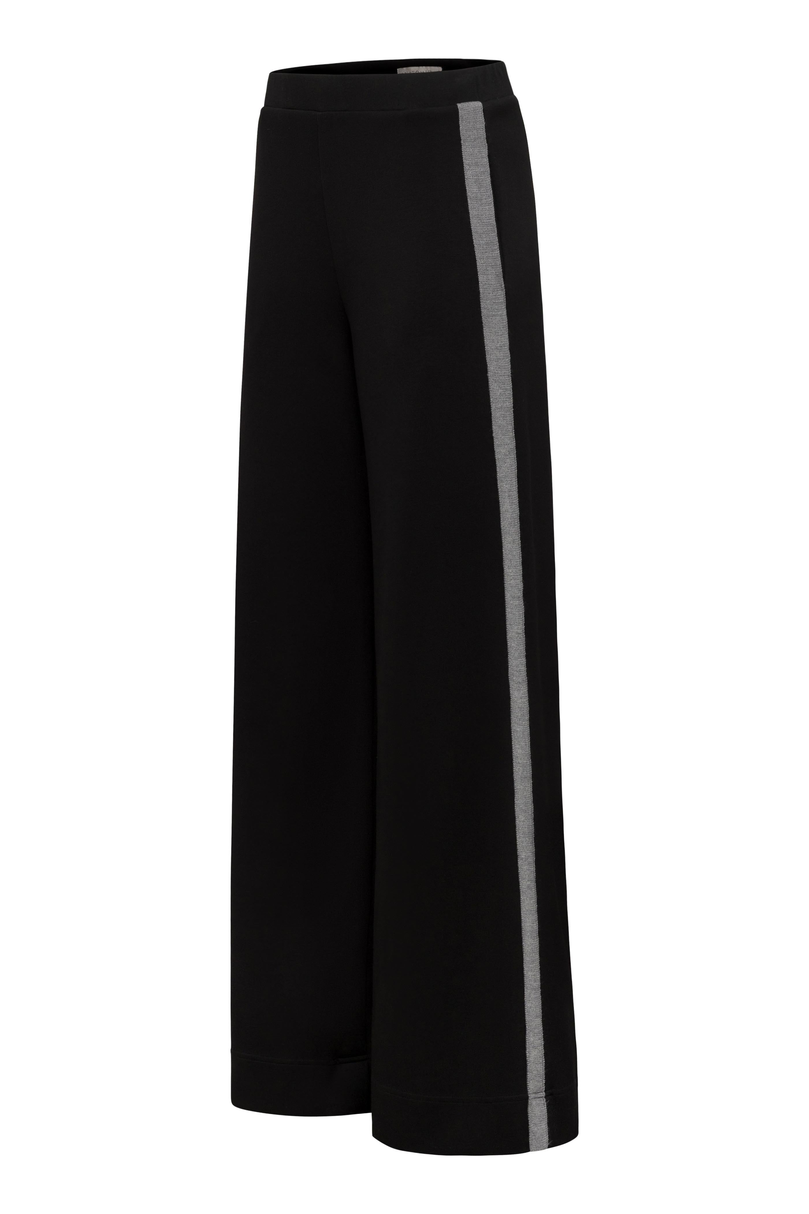 Mita Double-Knit Travel Ponte Wide Leg Pant