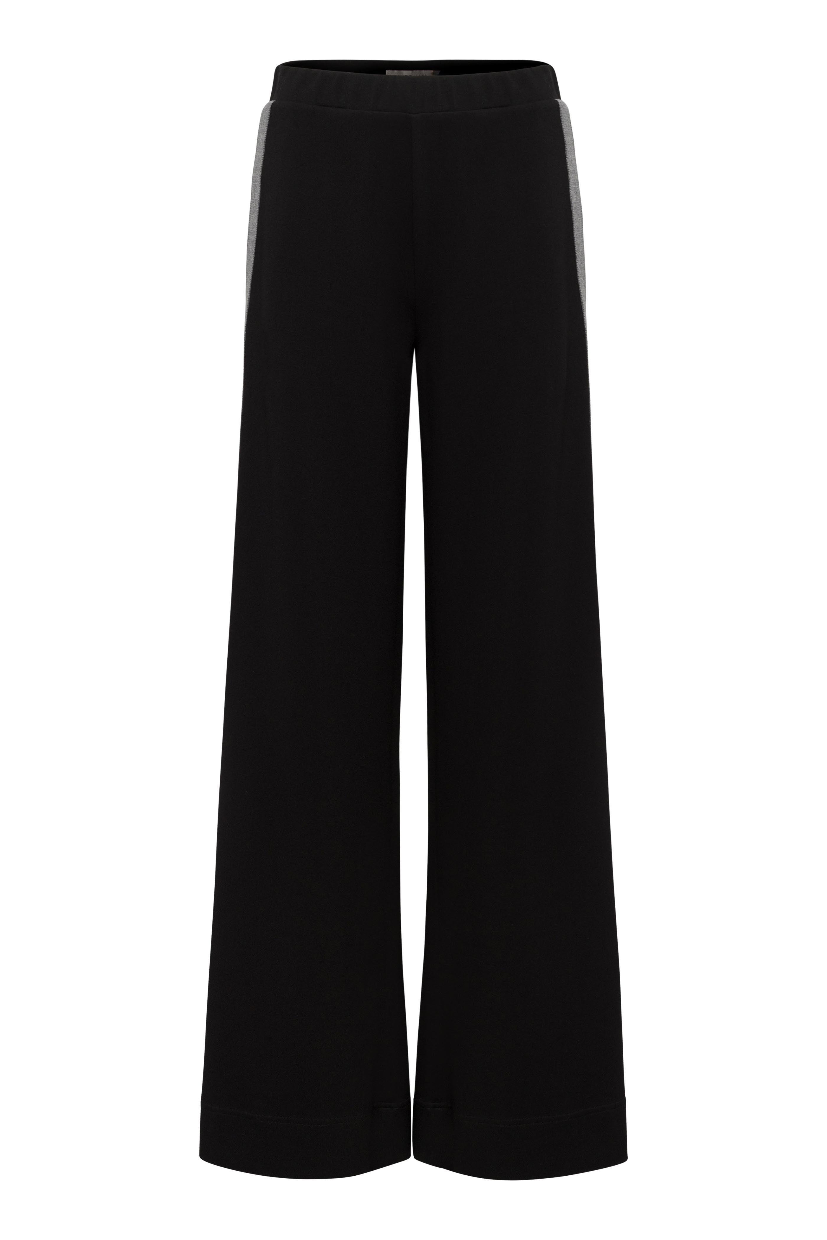 Mita Double-Knit Travel Ponte Wide Leg Pant