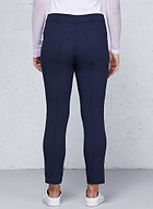 The Best Travel Pants. Back Profile of the Peggy Zippered Pant in Navy