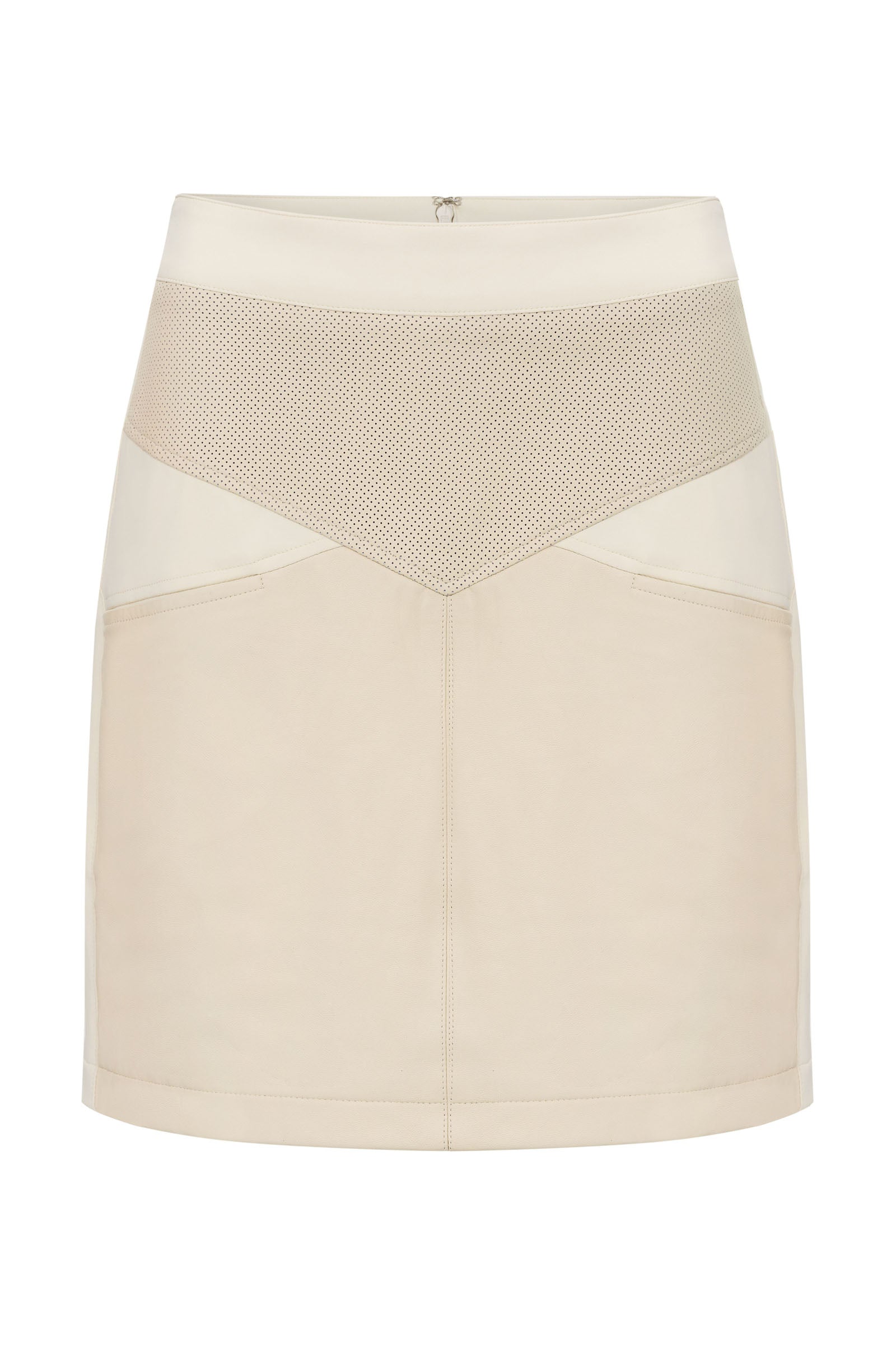 Pearl Leather Skirt