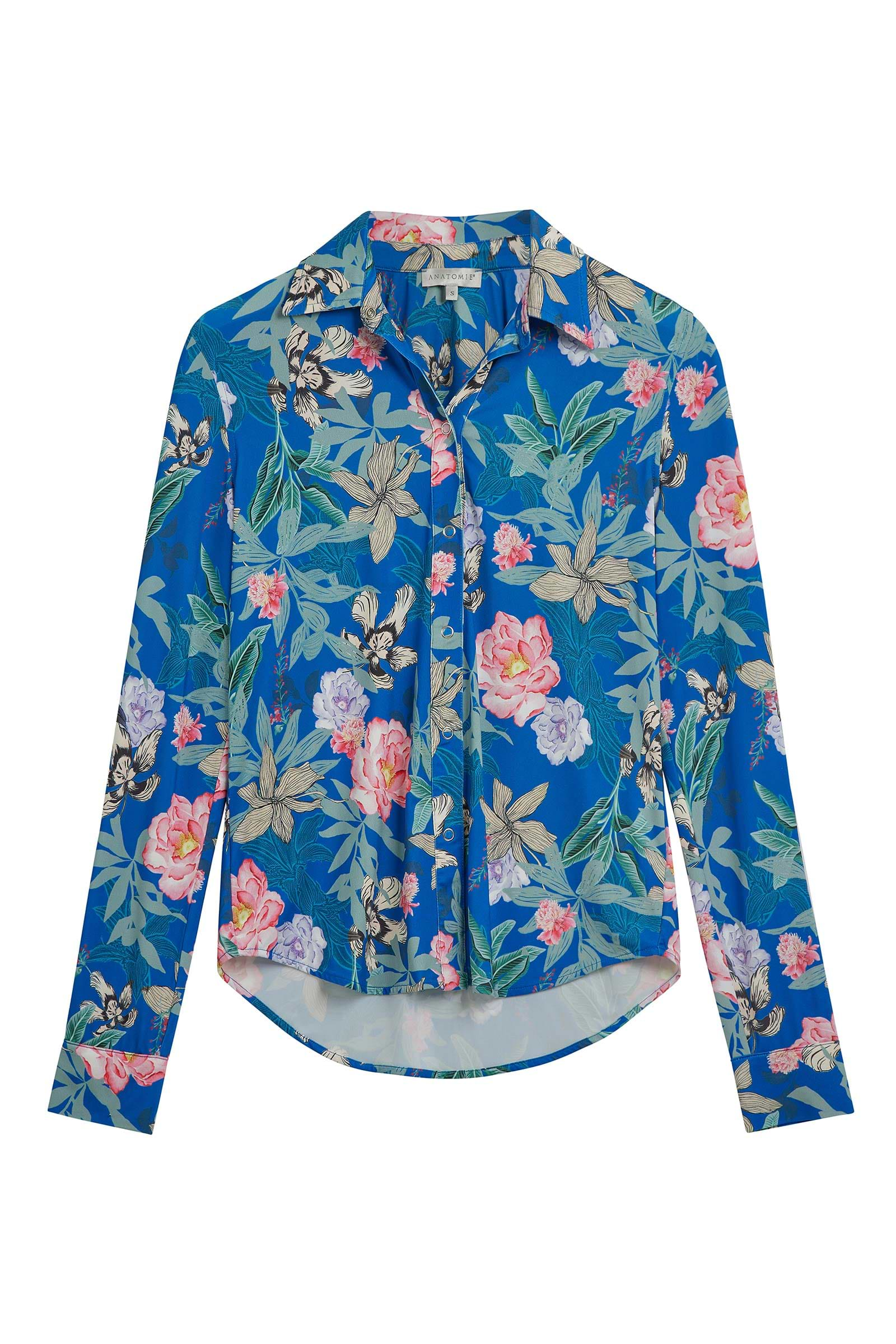 The Best Travel Top. Flat Lay of a Tania Printed Top in Persian Floral.