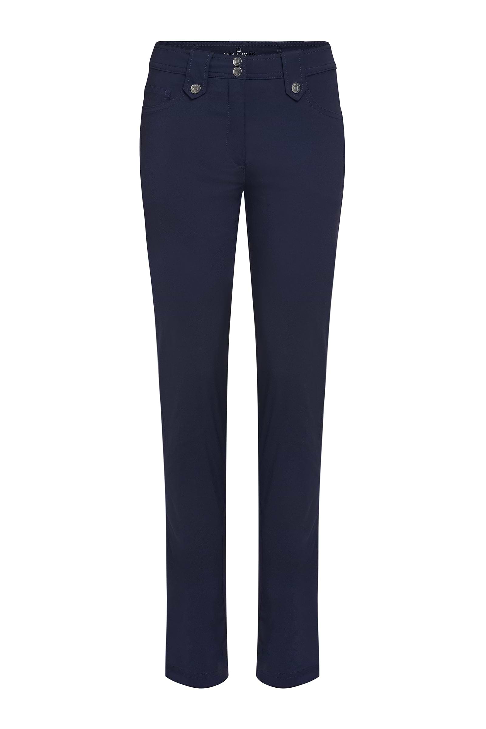 The Best Travel Pants. Flat Lay of the Skyler Travel Pant in Navy